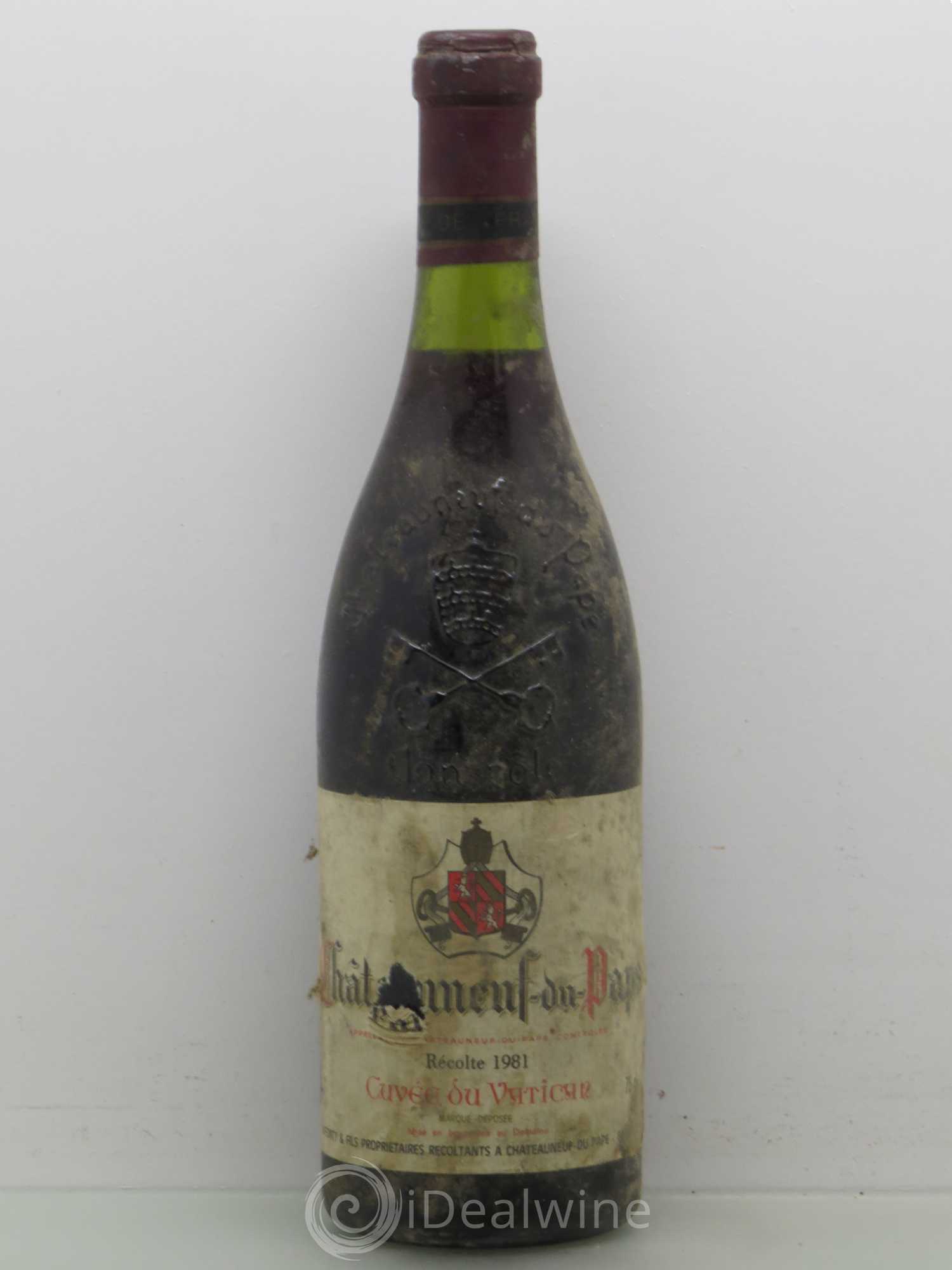 Châteauneuf-du-Pape Cuvee Vatican Diffonty 1981 - Lot de 1 bouteille - 0