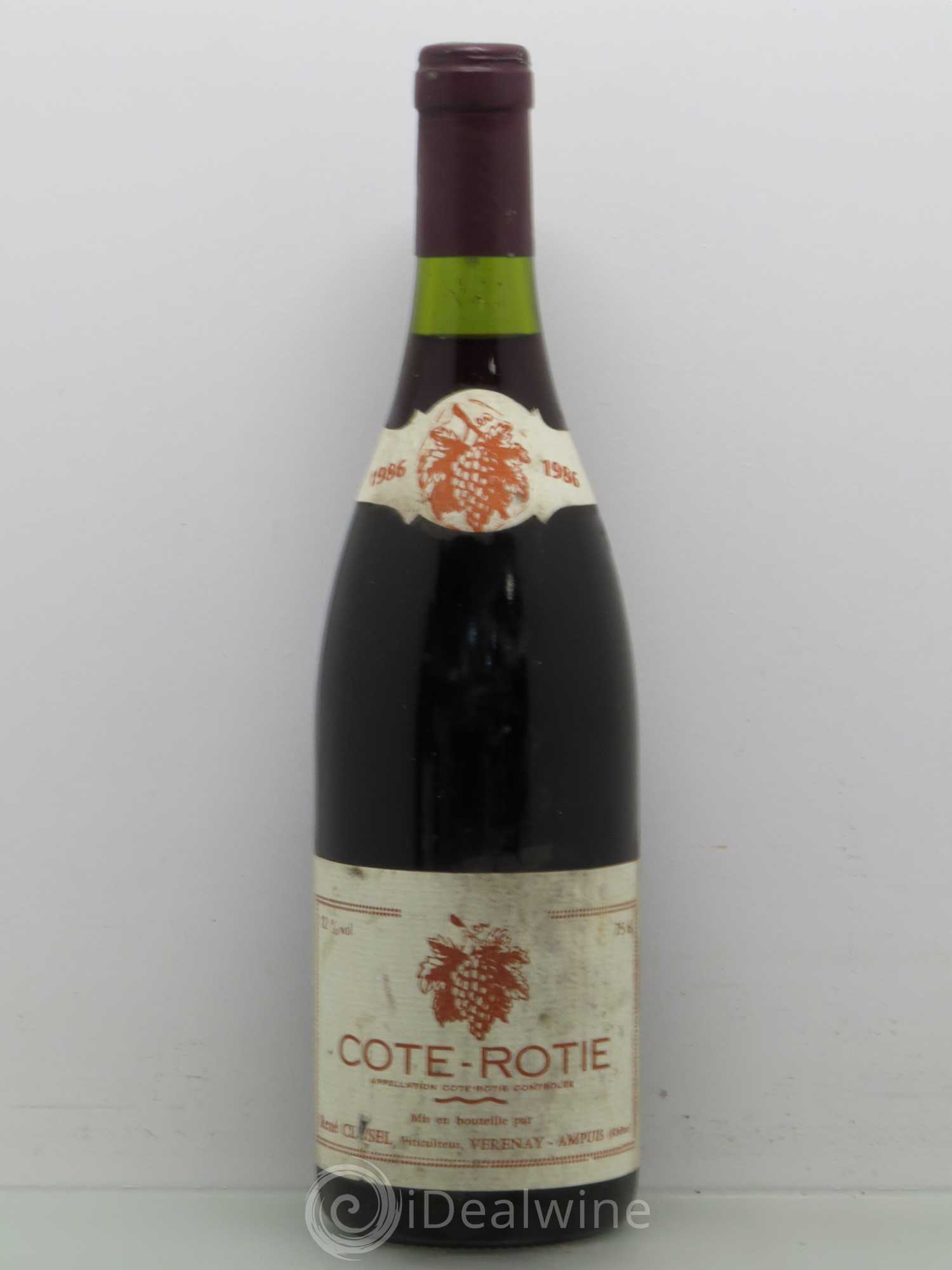 Côte-Rôtie Clusel-Roch 1986 - Posten von 1 Flasche - 0