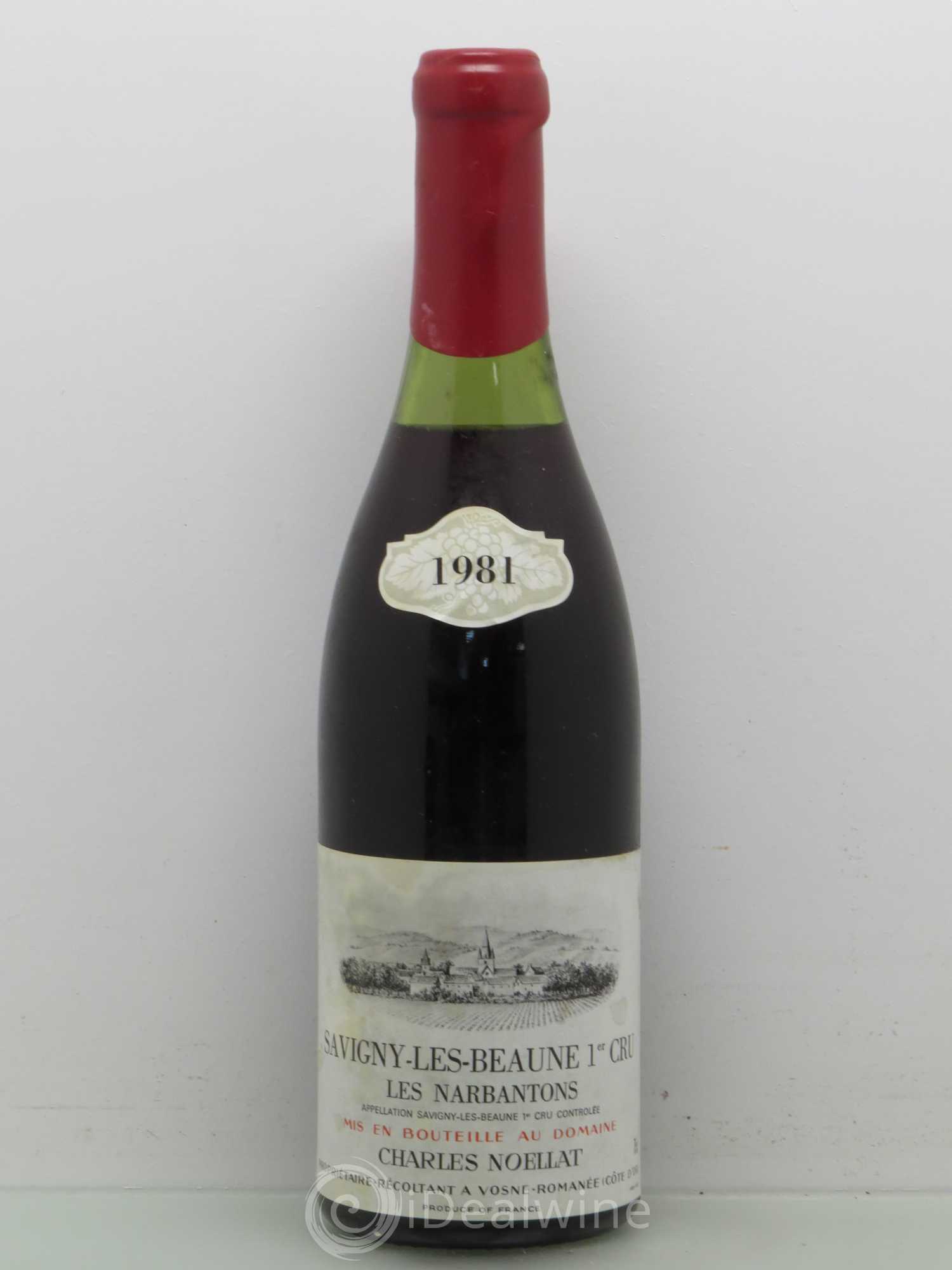 Savigny-lès-Beaune 1er Cru Narbantons Charles Noellat 1981 - Posten von 1 Flasche - 0