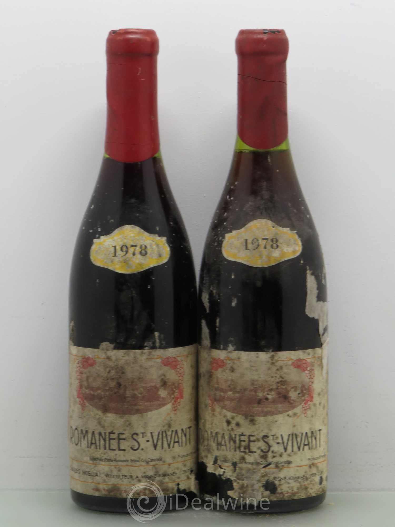 Romanée-Saint-Vivant Grand Cru Charles Noëllat 1978 - Lot de 2 bouteilles - 0