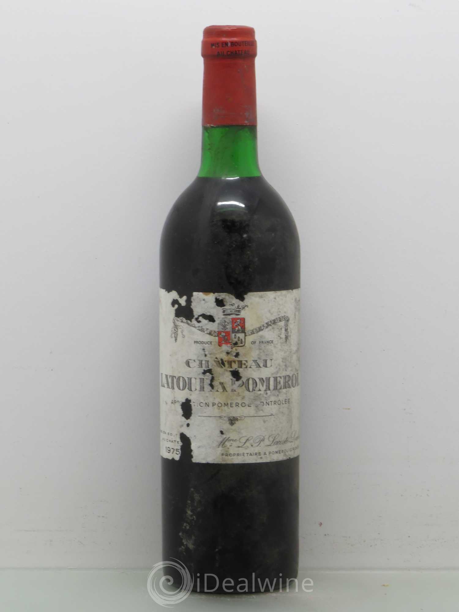 Château Latour à Pomerol 1975 - Lot de 1 bouteille - 0