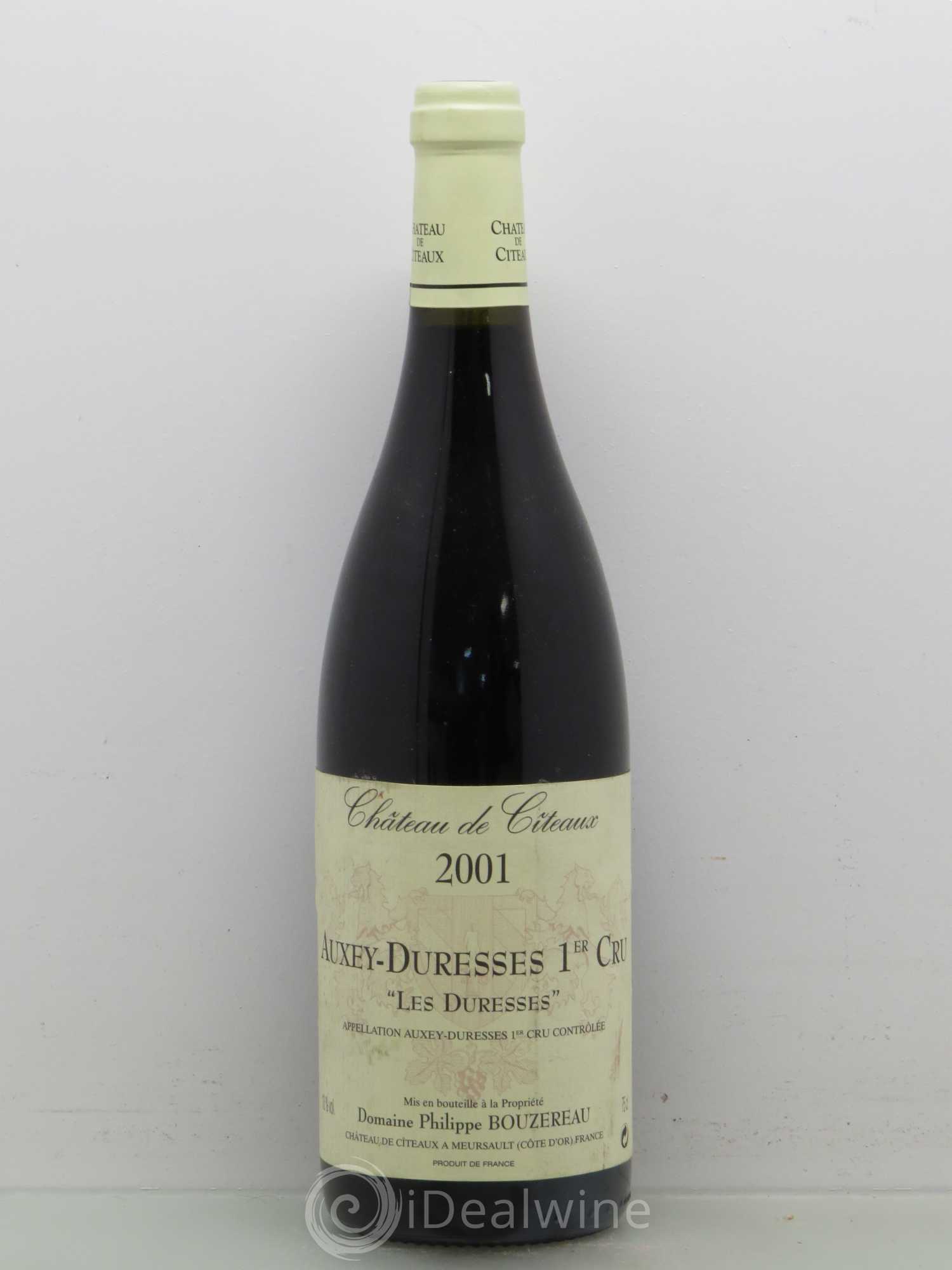 Auxey-Duresses 1er Cru Les Duresses Domaine Bouzereau Philippe 2001 - Posten von 1 Flasche - 0