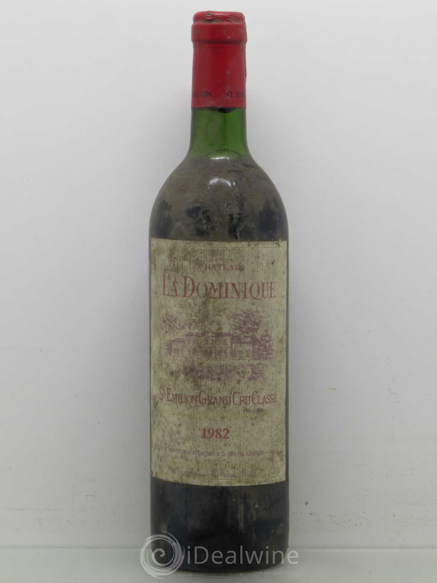 Château la Dominique Grand Cru Classé 1982 - Lot de 1 bouteille - 0