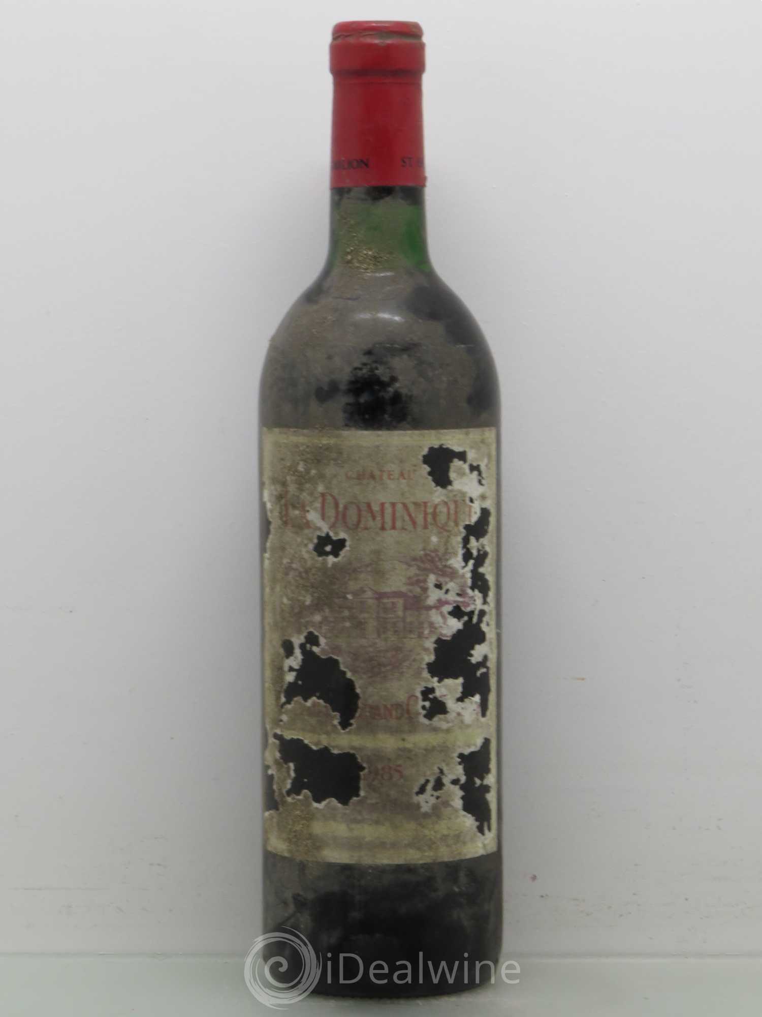 Château la Dominique Grand Cru Classé 1985 - Lot de 1 bouteille - 0