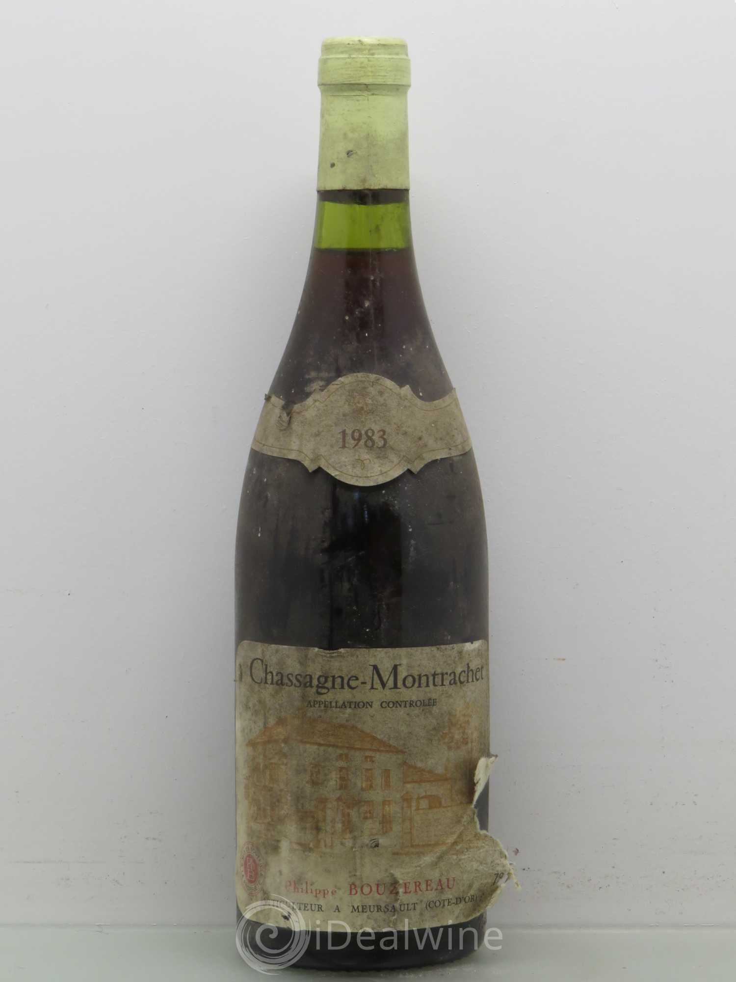 Chassagne-Montrachet Bouzereau 1983 - Posten von 1 Flasche - 0