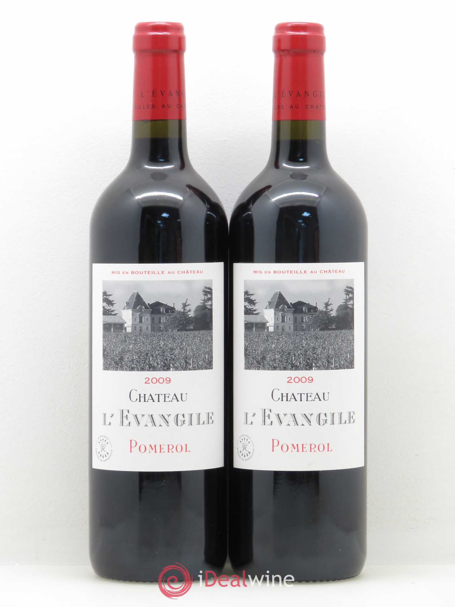 Château l' Évangile (sans prix de réserve) 2009 - Lot de 2 bouteilles - 0