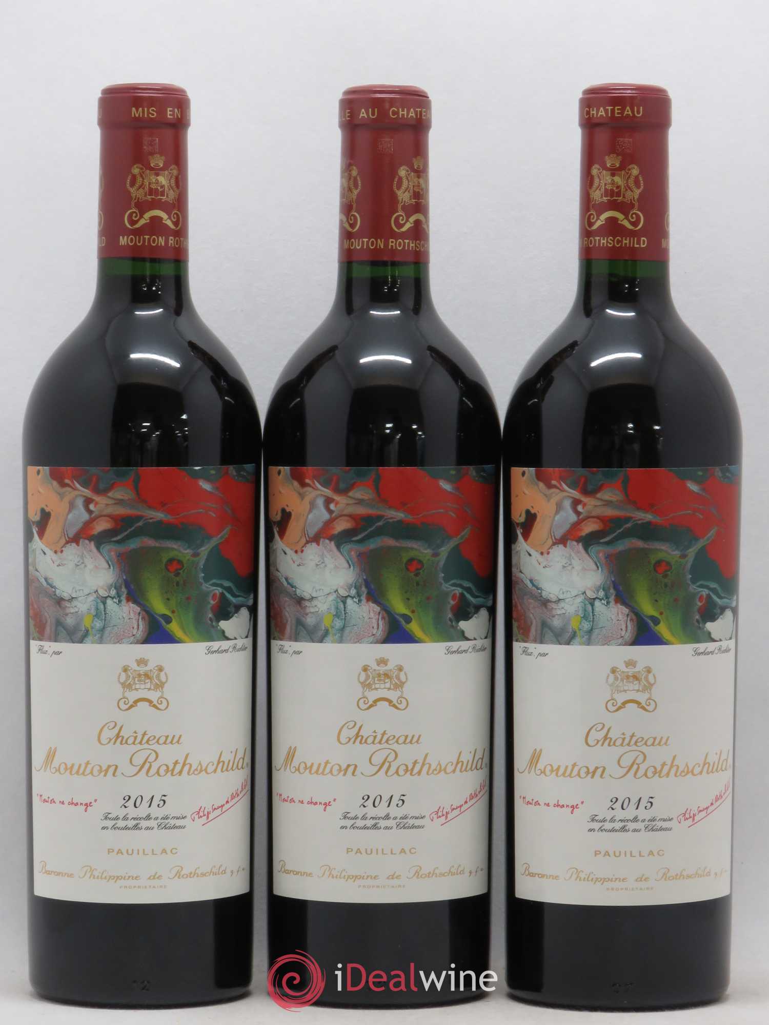 Château Mouton Rothschild 1er Grand Cru Classé 2015 - Lot de 6 bouteilles - 1