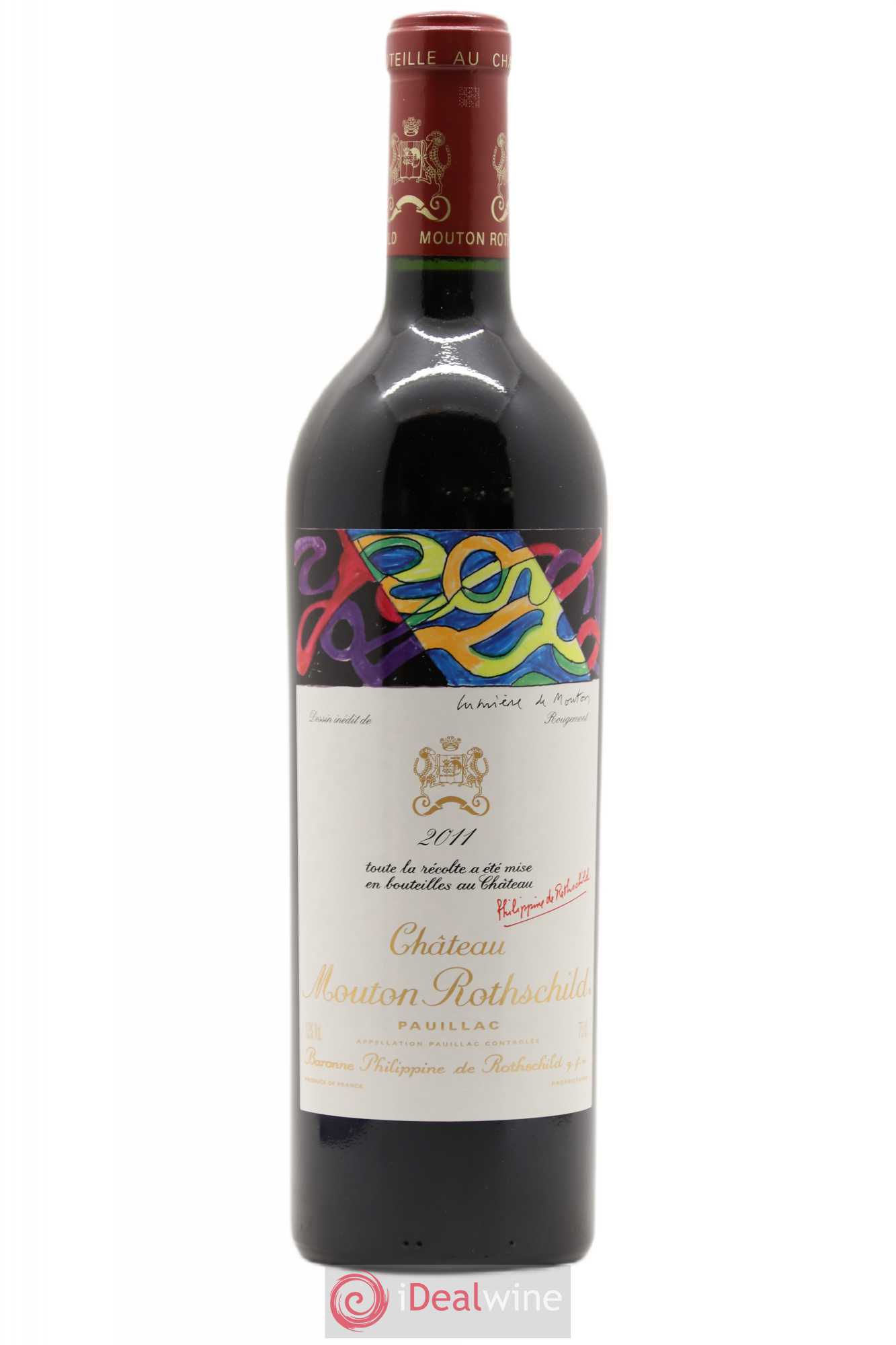 Château Mouton Rothschild 1er Grand Cru Classé 2011 - Lot de 1 bouteille - 0