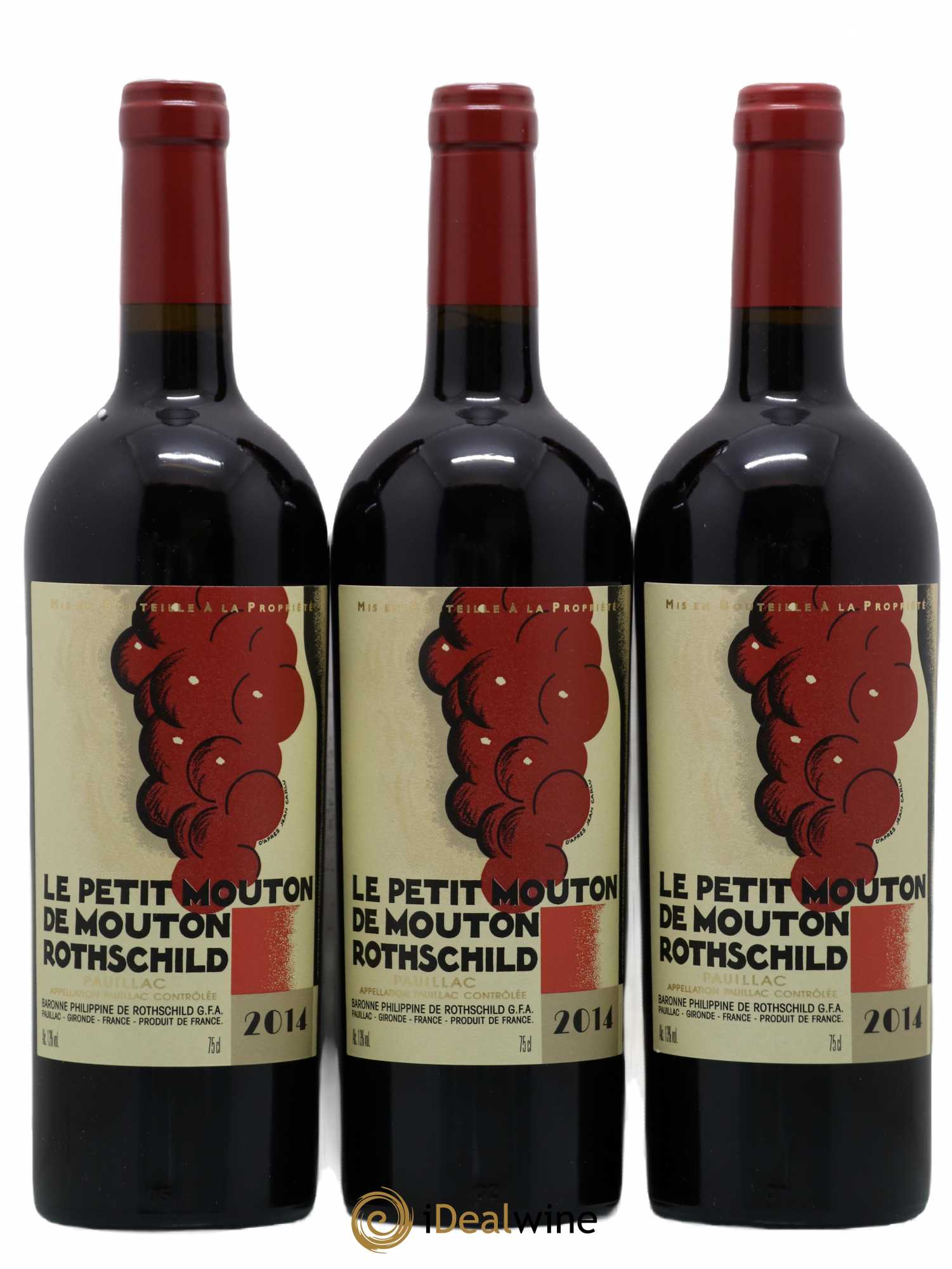 Petit Mouton Second Vin 2014 - Lot de 3 bouteilles - 0