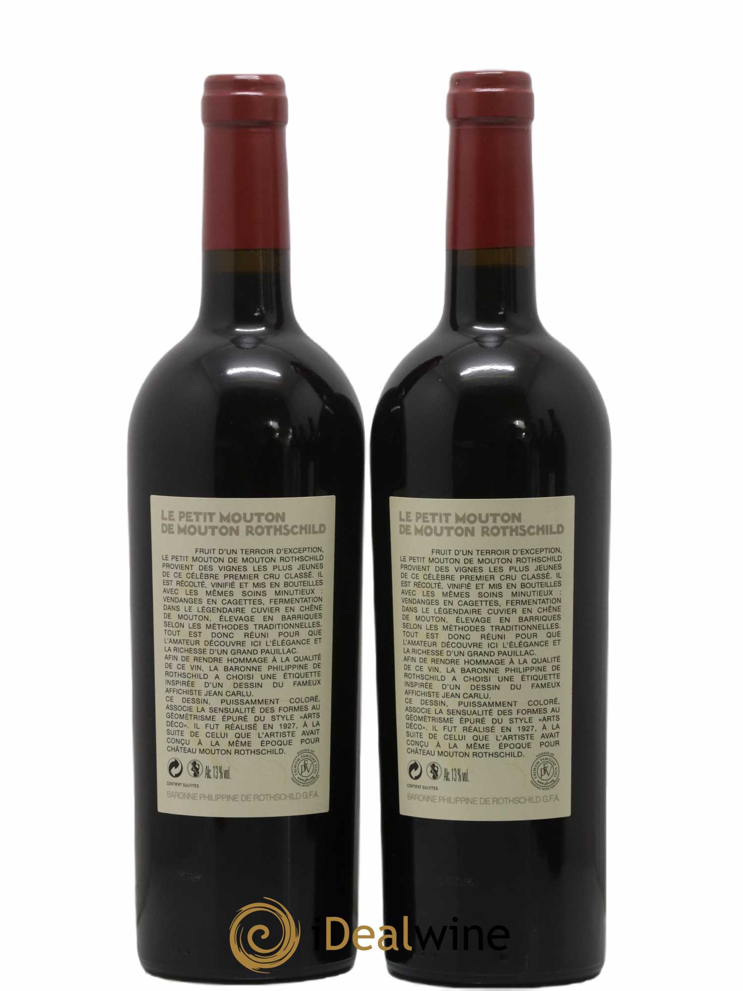Petit Mouton Second Vin  (no reserve) 2014 - Lot of 2 bottles - 1