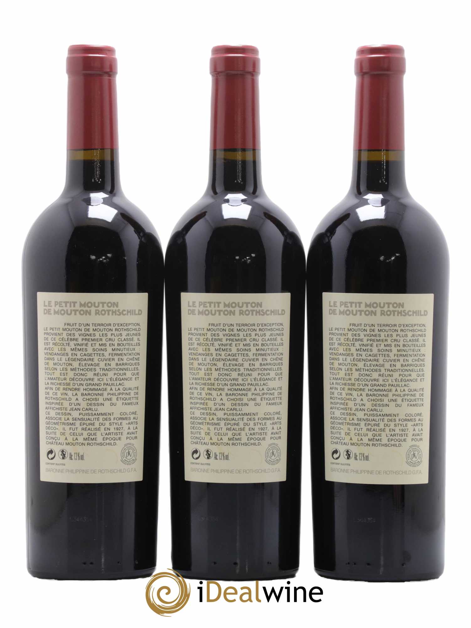 Petit Mouton Second Vin 2014 - Lot de 3 bouteilles - 1