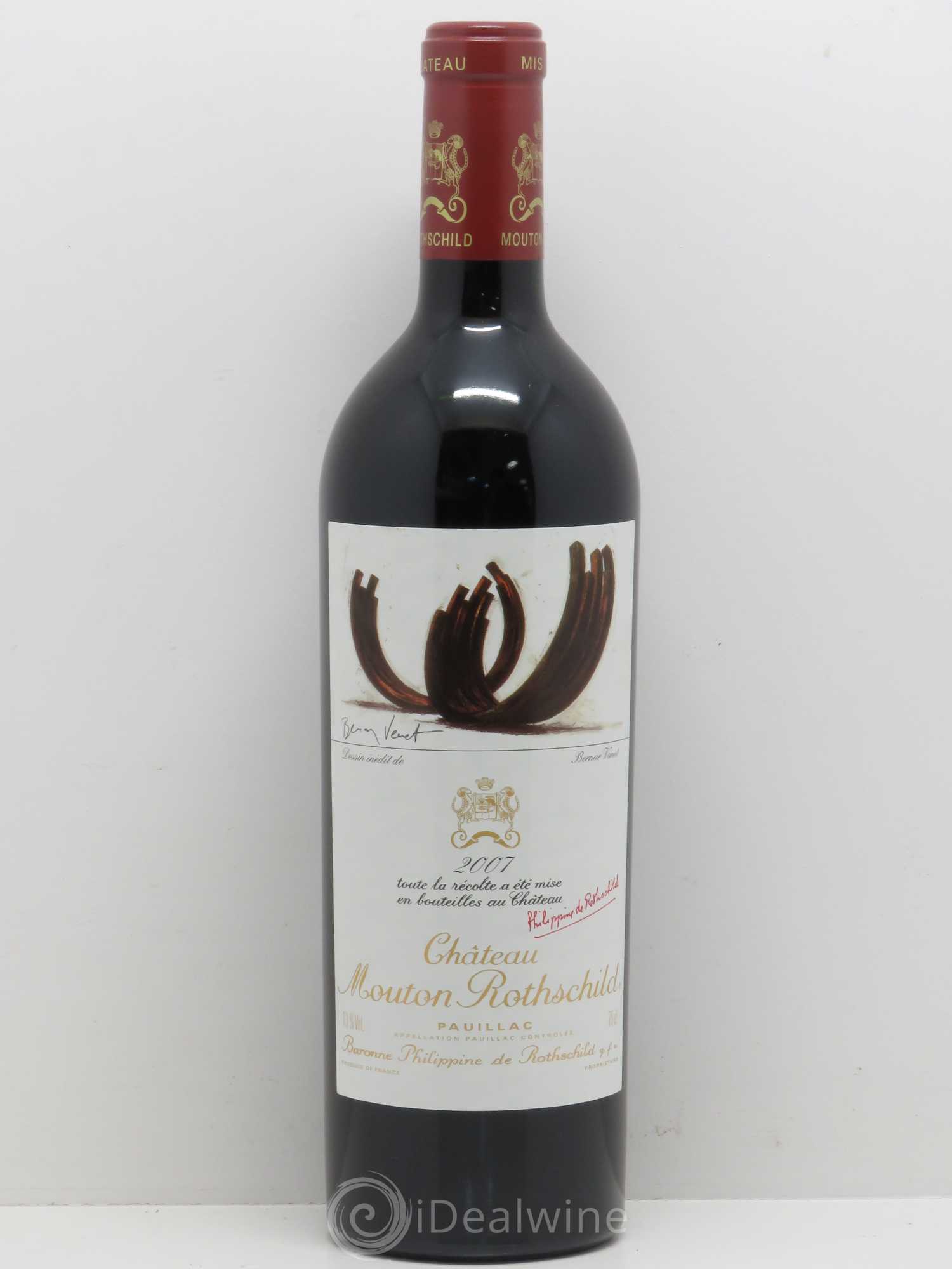 Château Mouton Rothschild 1er Grand Cru Classé 2007 - Lot de 1 bouteille - 0