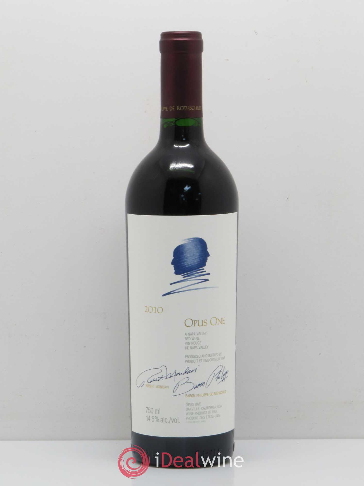Napa Valley Opus One Robert Mondavi 2010 - Lot de 1 bouteille - 0