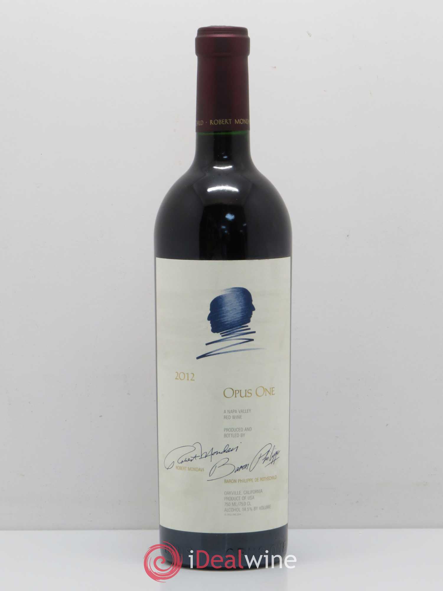 Napa Valley Opus One Robert Mondavi 2012 - Lot de 1 bouteille - 0