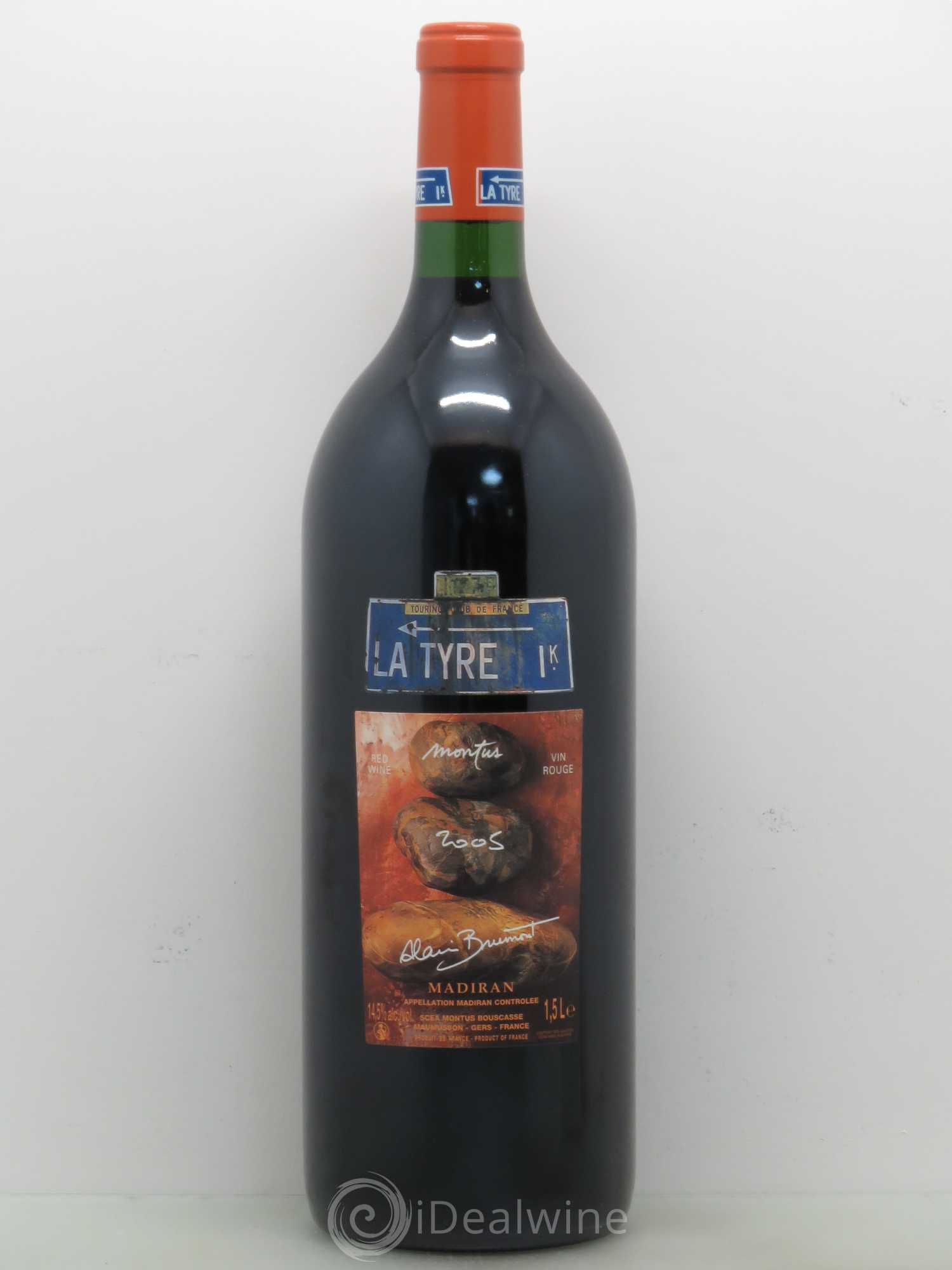 Madiran Château Montus-La Tyre Alain Brumont 2005 - Lot de 1 magnum - 0