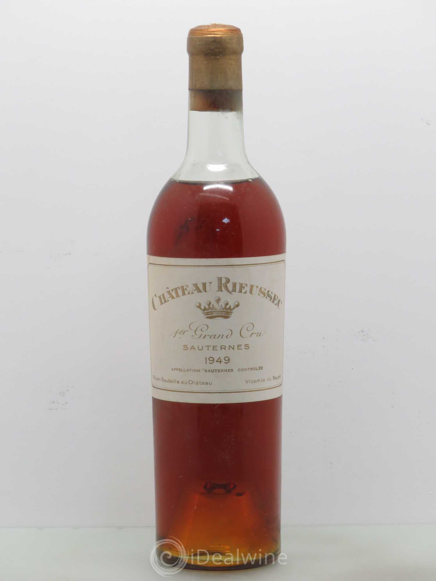 Château Rieussec 1er Grand Cru Classé 1949 - Posten von 1 Flasche - 0