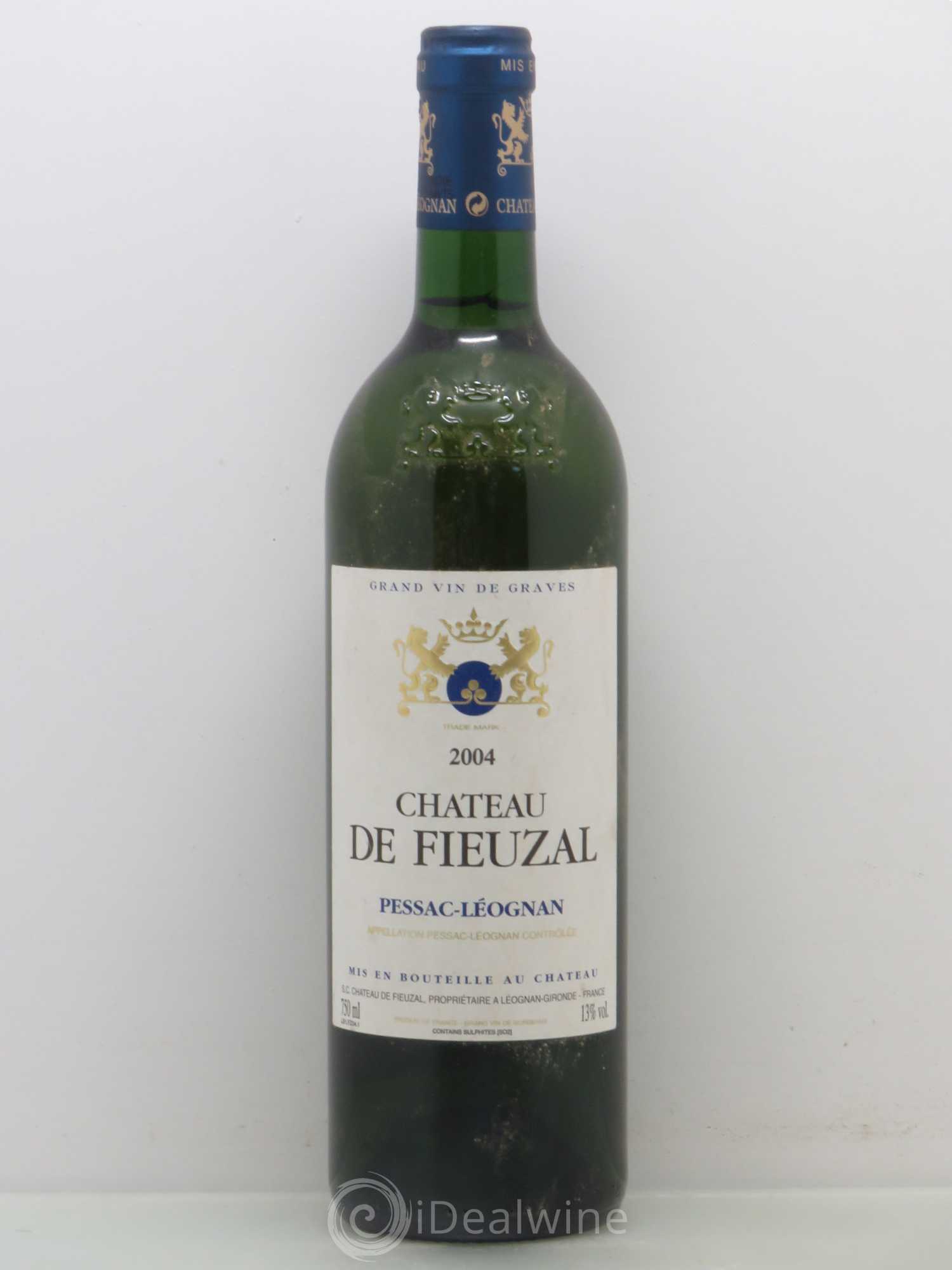 Château de Fieuzal 2004 - Lot de 1 bouteille - 0