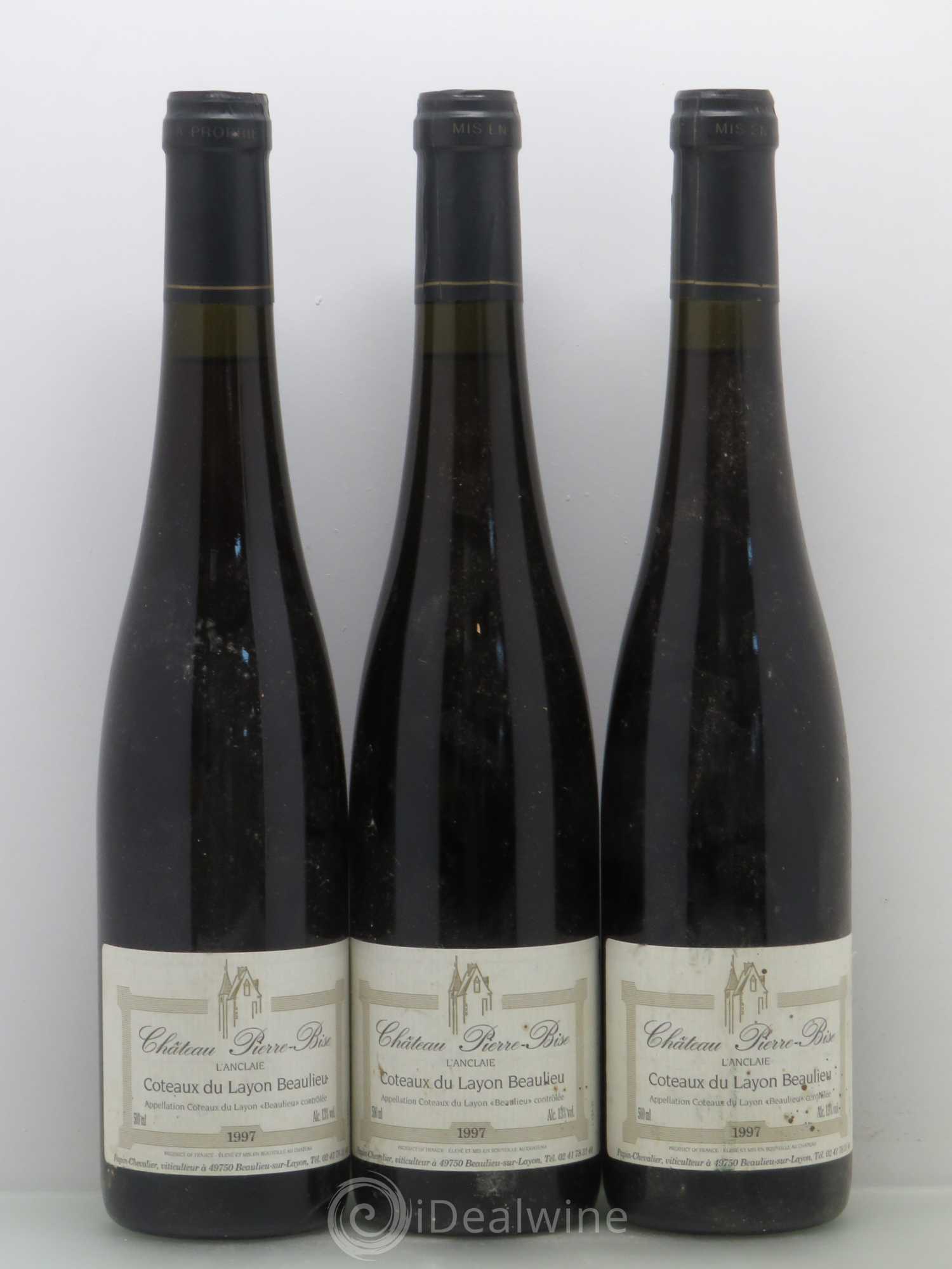 Coteaux du Layon Château Pierre Bise L'Anclaie Coteaux Du Layon Beaulieu (sans prix de réserve) 1997 - Lotto di 3 bottiglie - 0