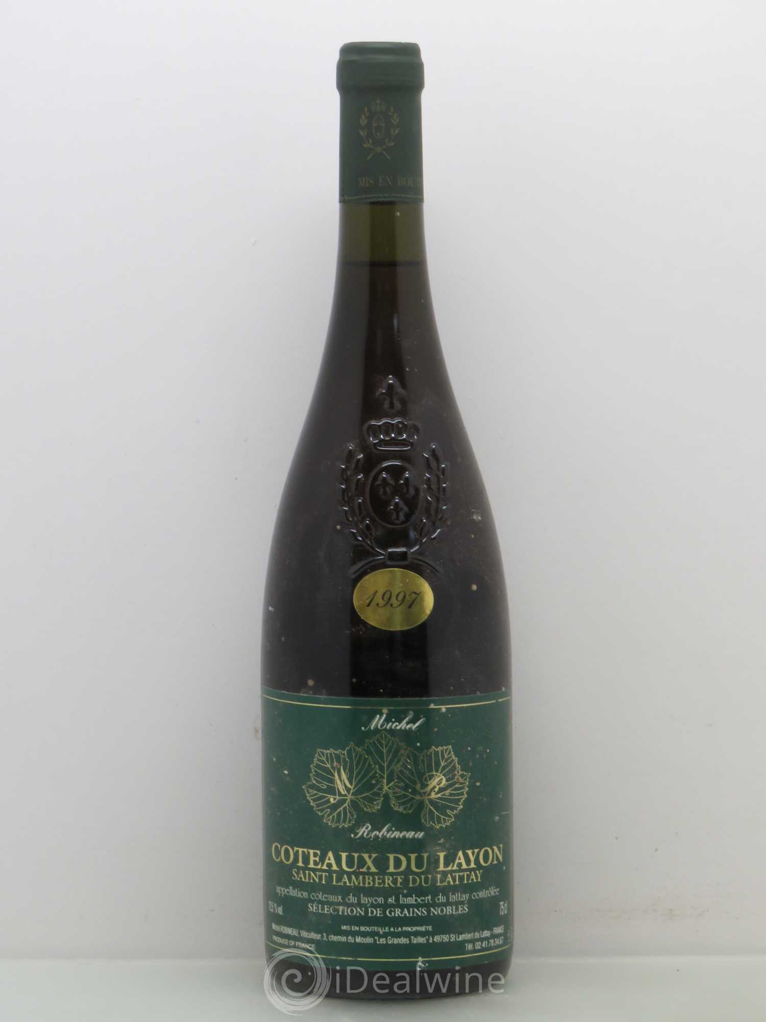 Coteaux du Layon Coteaux du Layon Saint Lambert du Lattay Selection Grains Nobles Michel Robineau 1997 - Lotto di 1 bottiglia - 0
