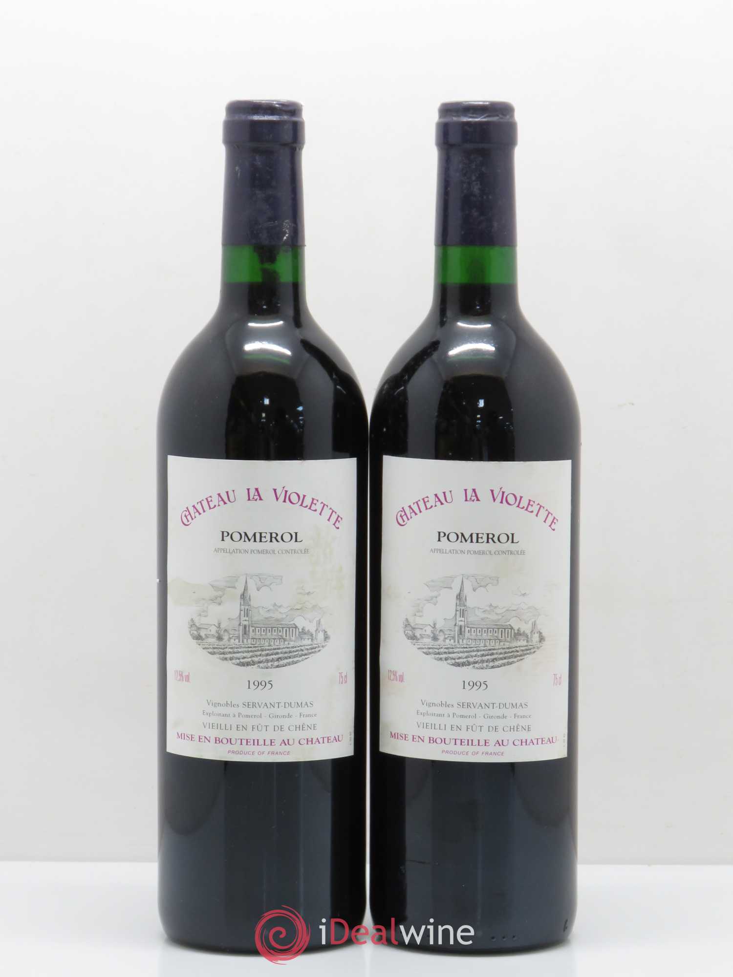 Château la Violette 1995 - Lot de 2 bouteilles - 0