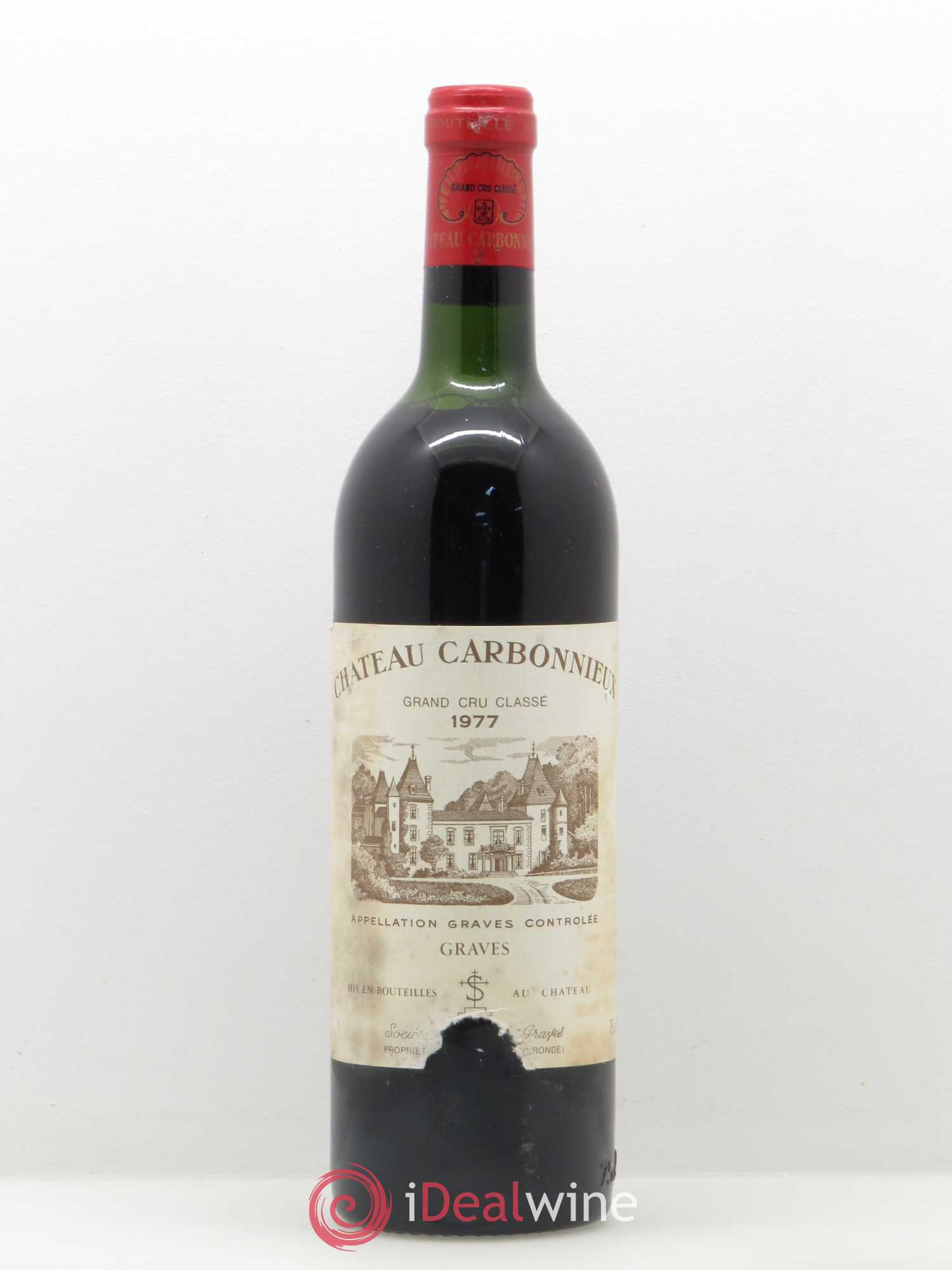 Château Carbonnieux Cru Classé de Graves 1977 - Lot de 1 bouteille - 0