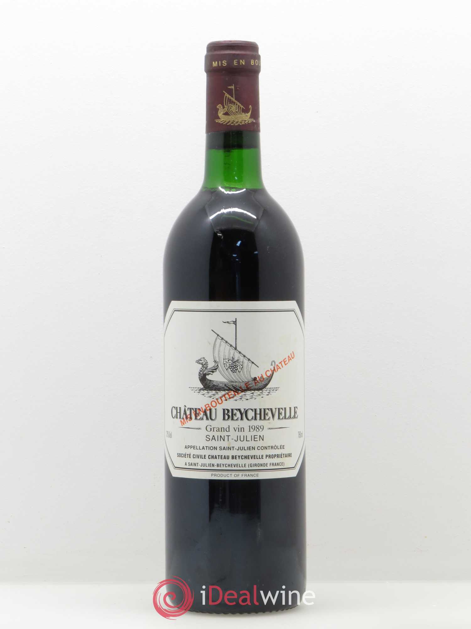 Château Beychevelle 4ème Grand Cru Classé 1989 - Lot de 1 bouteille - 0