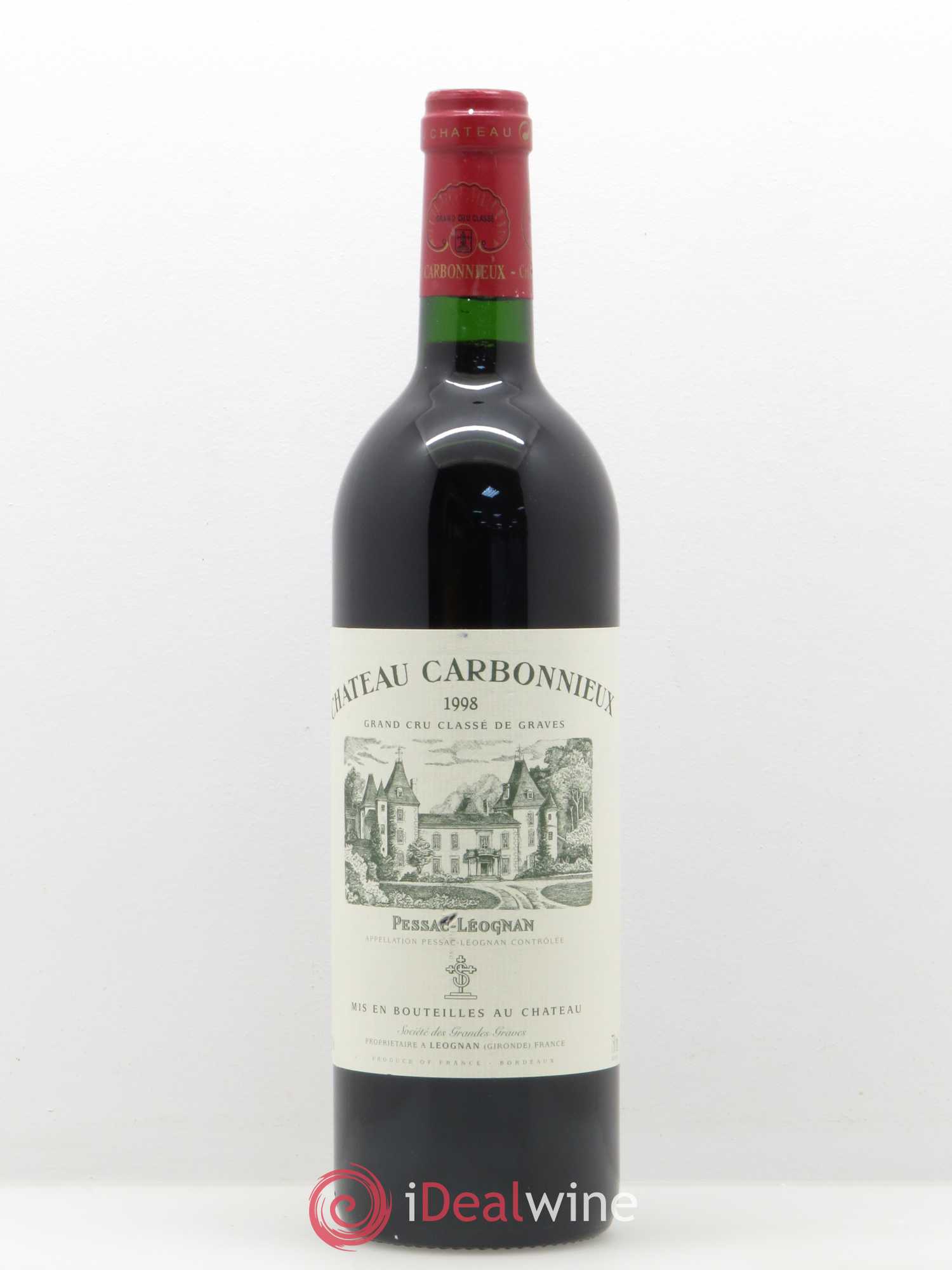Château Carbonnieux Cru Classé de Graves 1998 - Lot de 1 bouteille - 0
