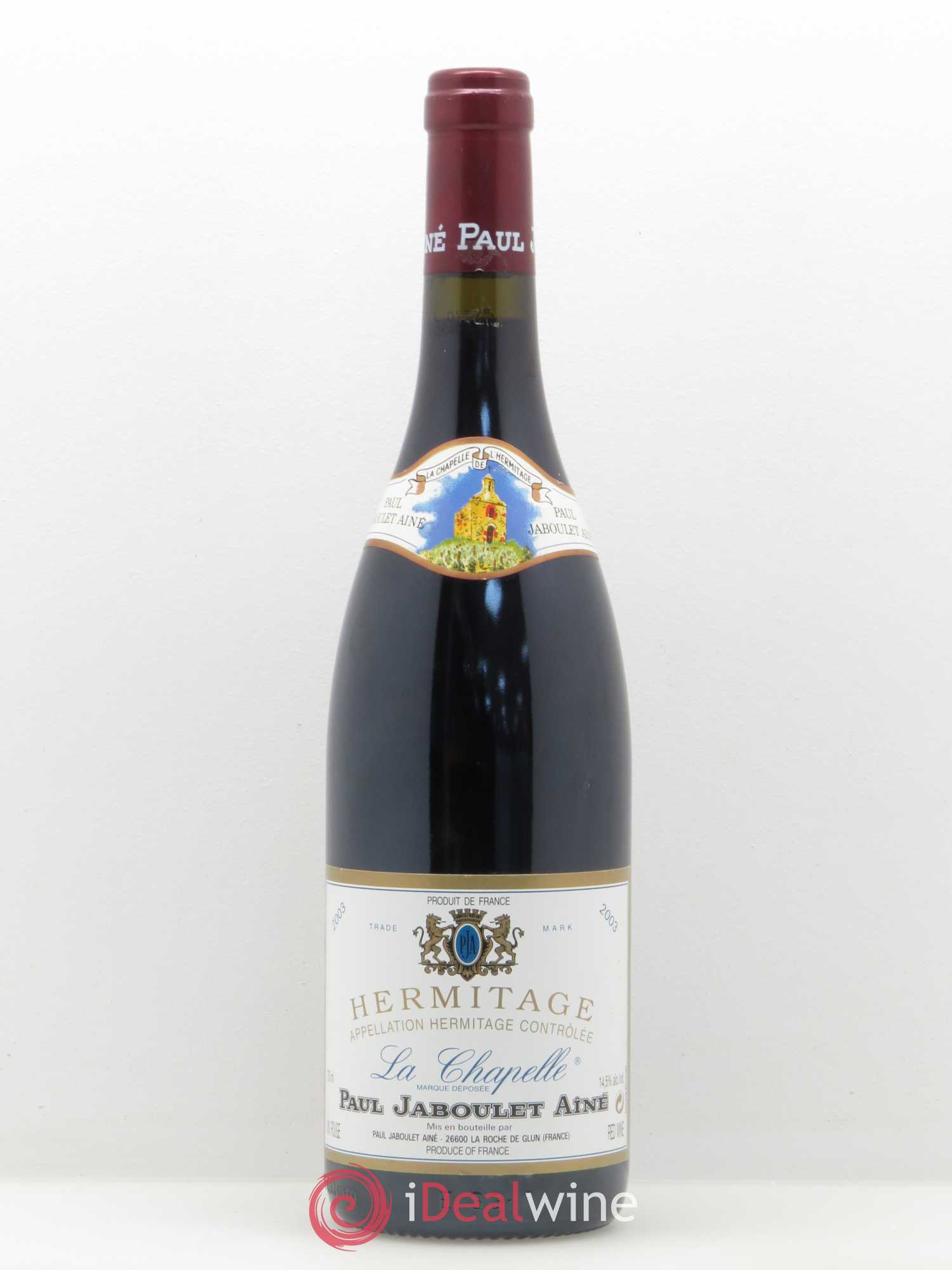 Hermitage La Chapelle Paul Jaboulet Ainé 2003 - Lot de 1 bouteille - 0