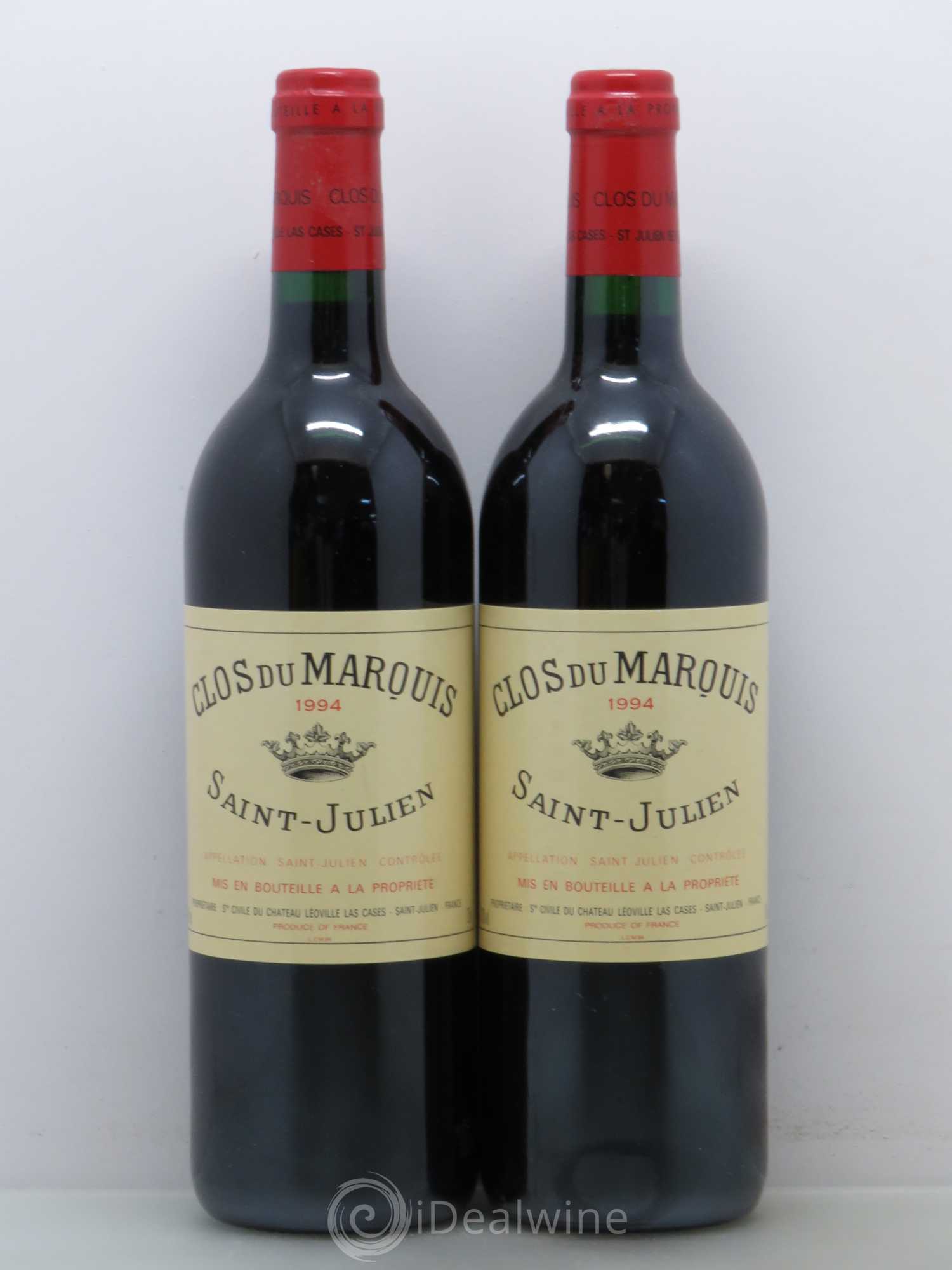 Clos du Marquis 1994 - Lot de 2 bouteilles - 0