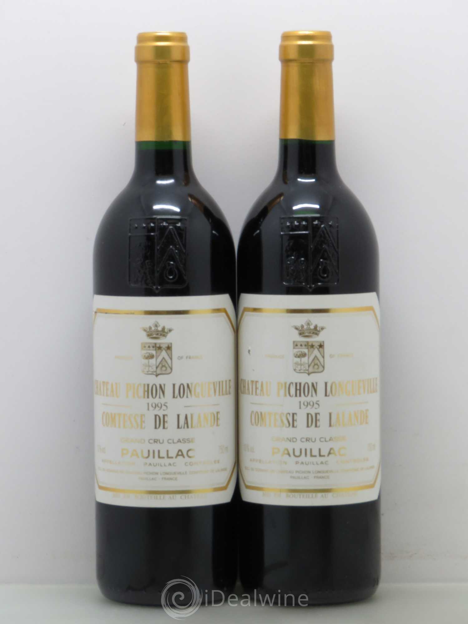 Château Pichon Longueville Comtesse de Lalande 2ème Grand Cru Classé 1995 - Lot de 2 bouteilles - 0