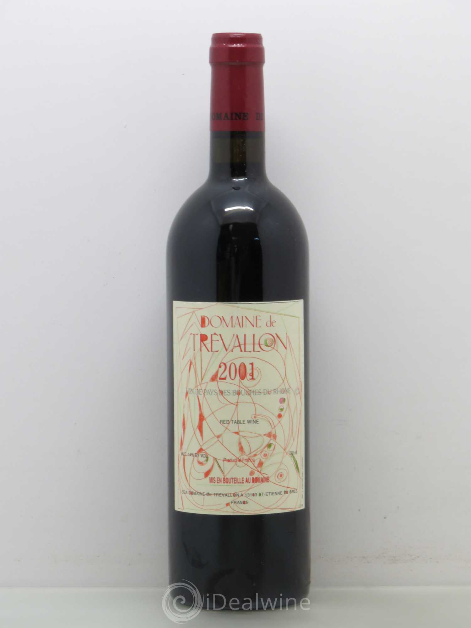 Alpilles Trévallon (Domaine de) Eloi Dürrbach 2001 - Lot de 1 bouteille - 0