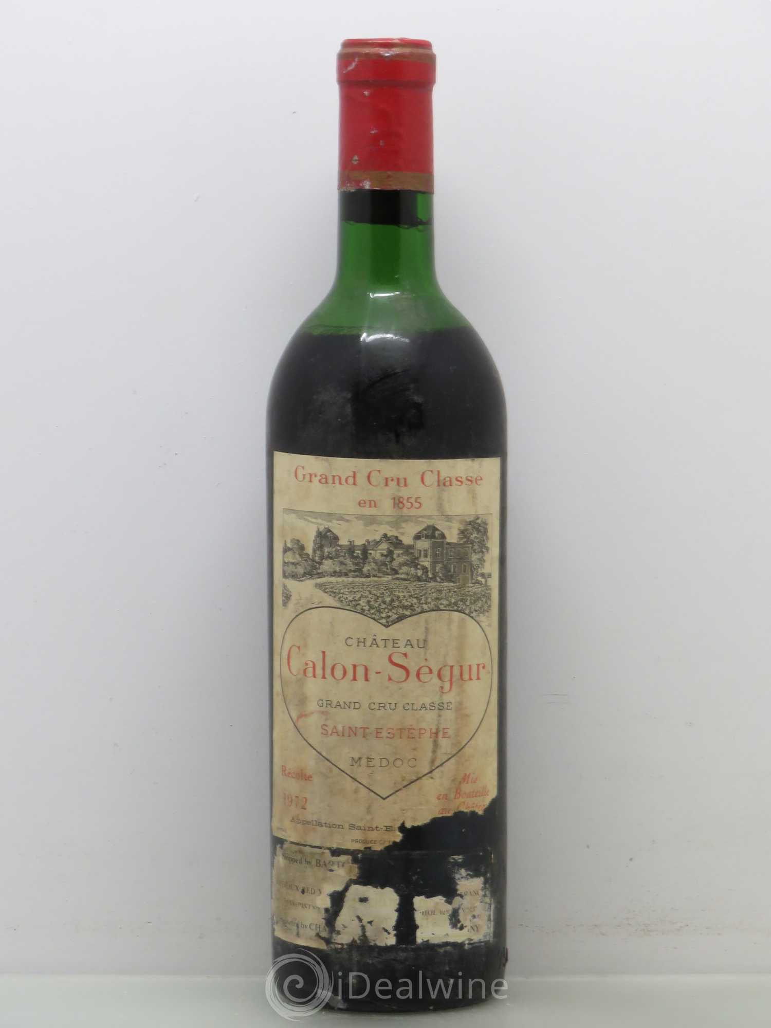 Château Calon Ségur 3ème Grand Cru Classé Negociant (sans prix de réserve) 1972 - Posten von 1 Flasche - 0