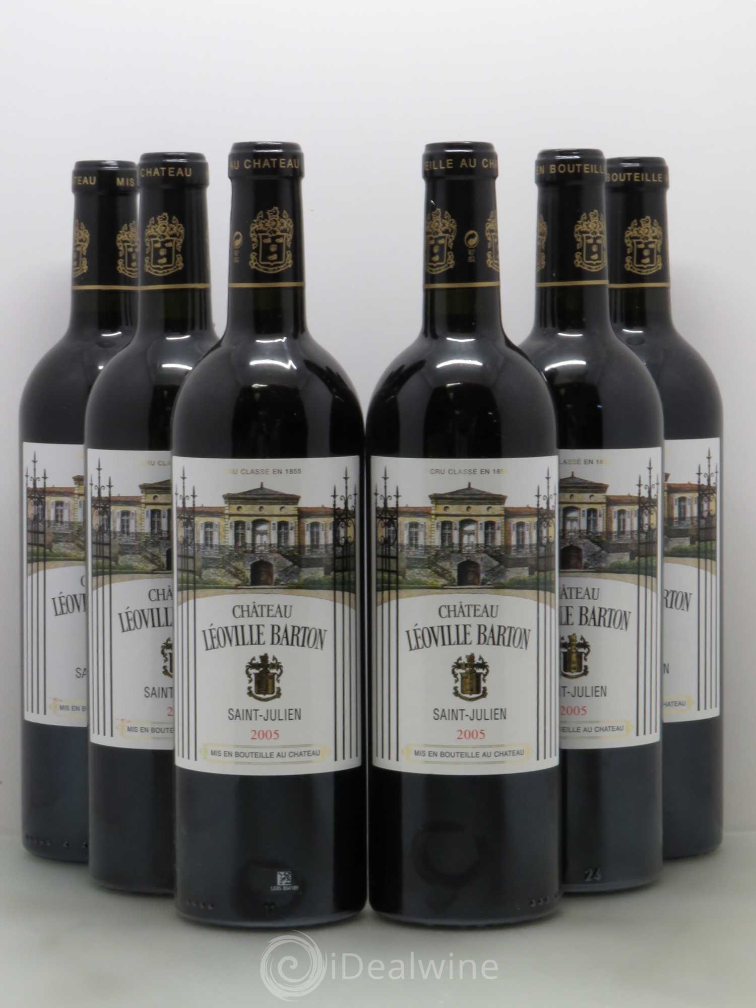 Château Léoville Barton 2ème Grand Cru Classé 2005 - Lot de 6 bouteilles - 0
