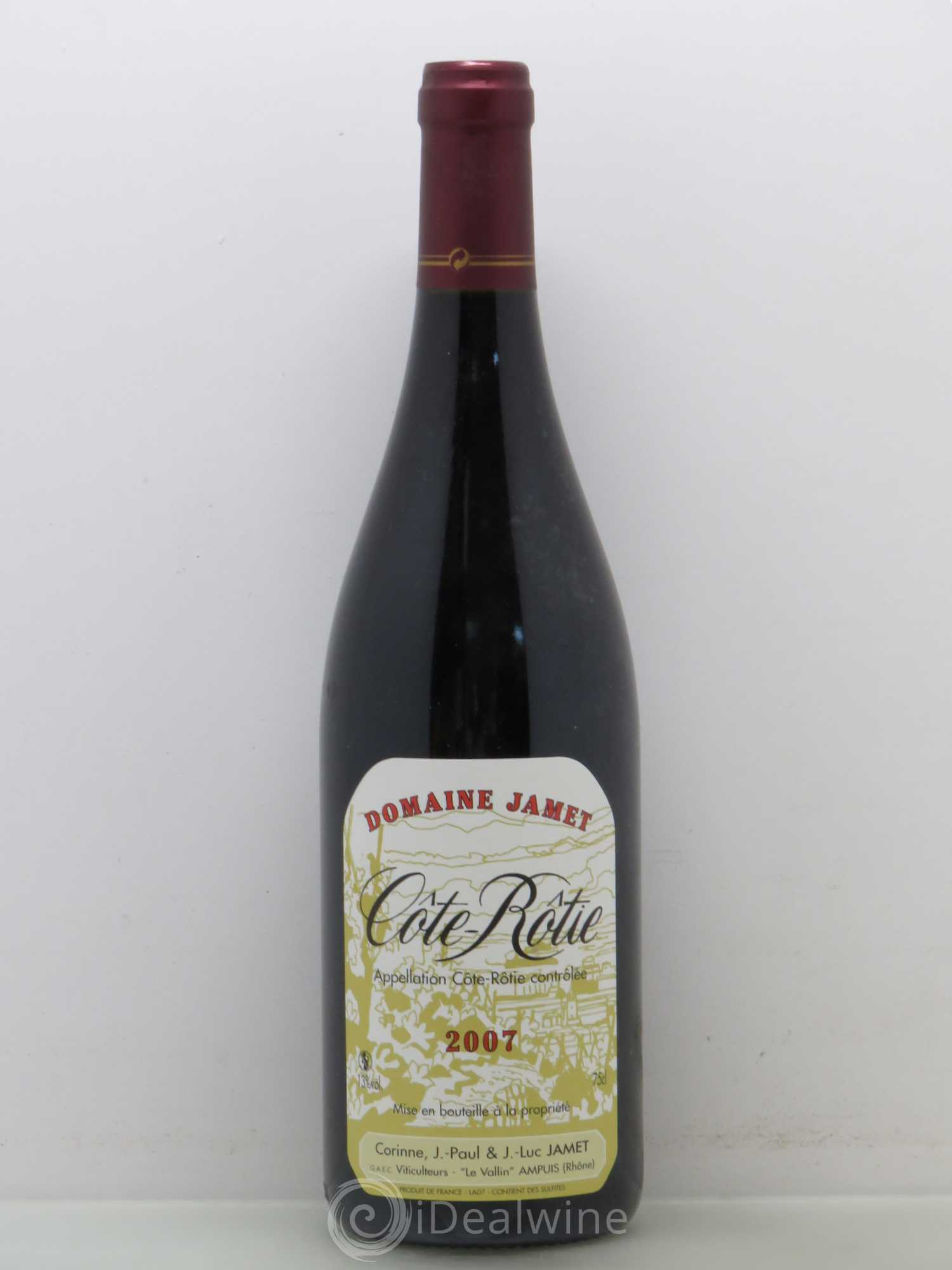 Côte-Rôtie Jamet (Domaine) 2007 - Lot de 1 bouteille - 0