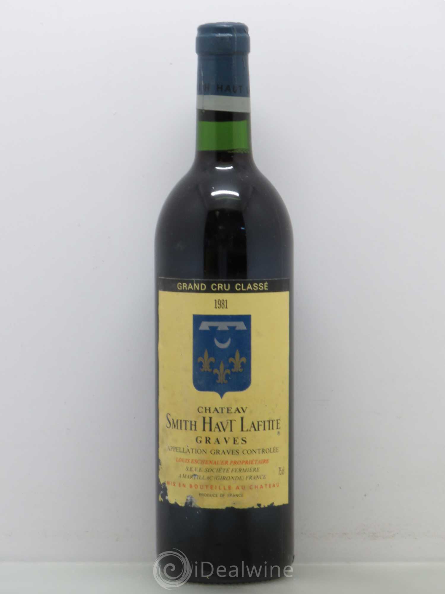 Château Smith Haut Lafitte Cru Classé de Graves 1981 - Lot de 1 bouteille - 0