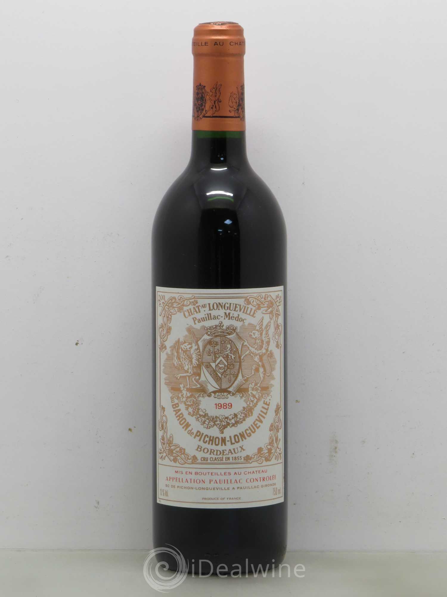 Pichon Longueville Baron 2ème Grand Cru Classé 1989 - Lot de 1 bouteille - 0
