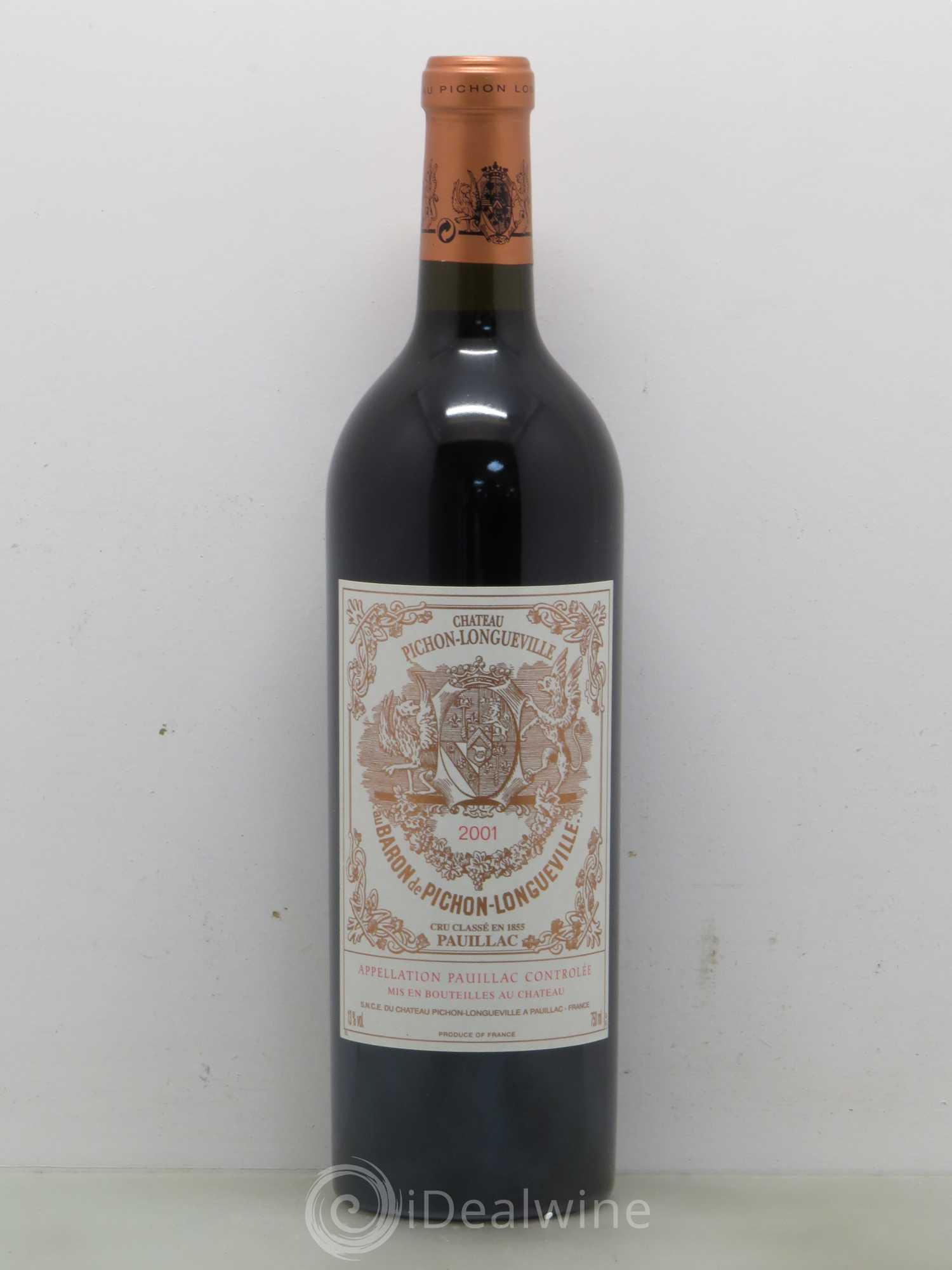 Pichon Longueville Baron 2ème Grand Cru Classé 2001 - Posten von 1 Flasche - 0