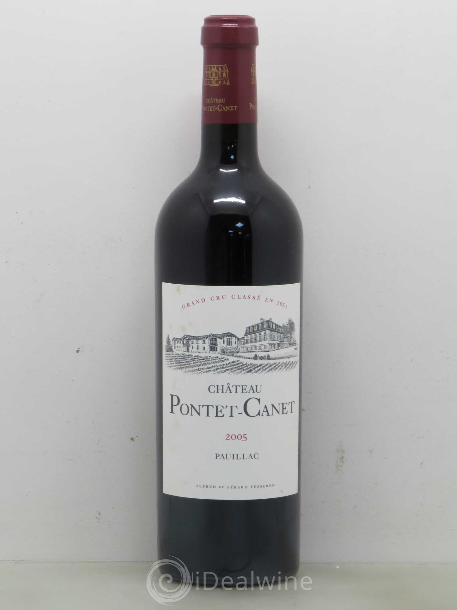 Château Pontet Canet 5ème Grand Cru Classé 2005 - Lot de 1 bouteille - 0