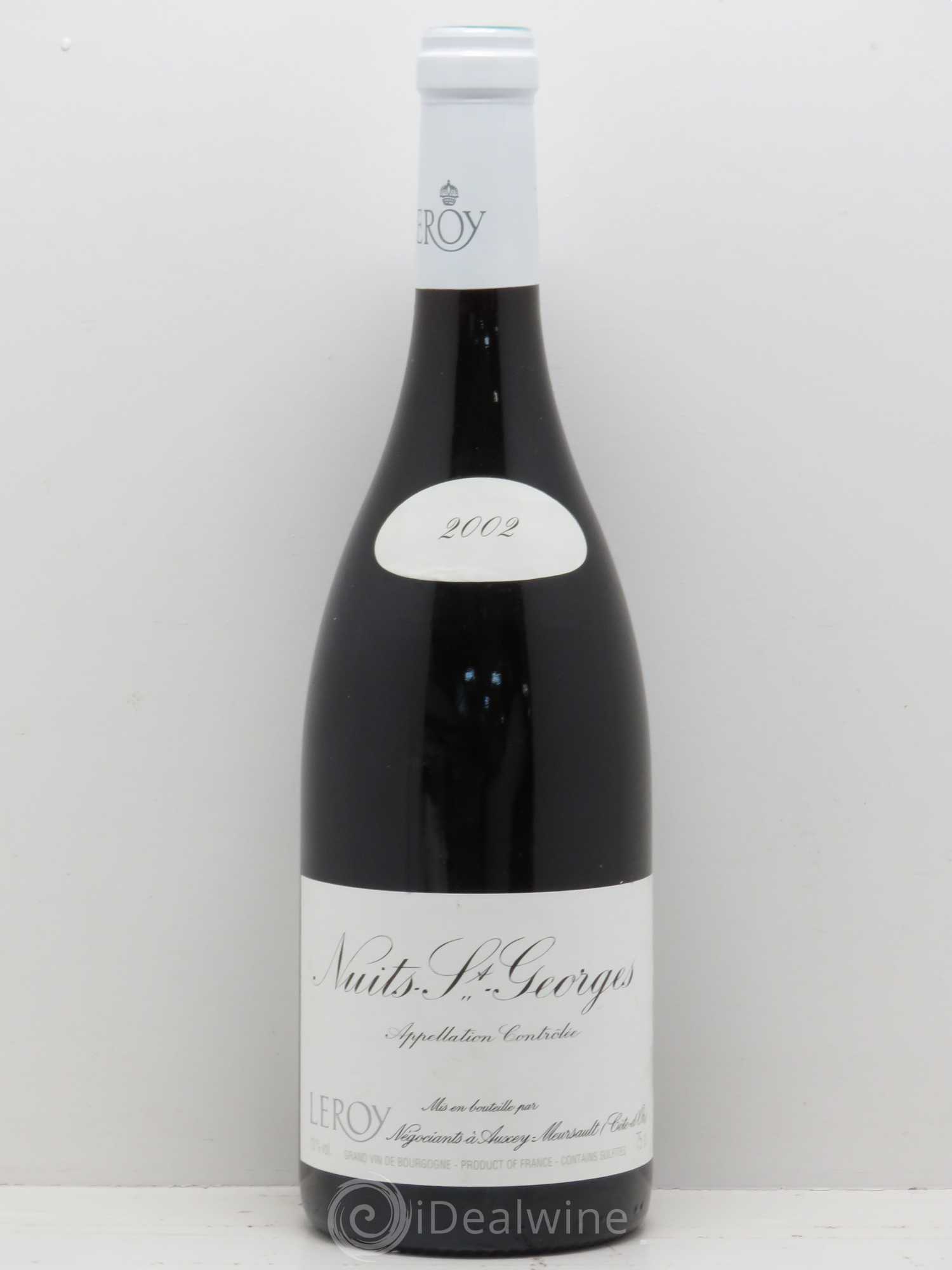 Nuits-Saint-Georges Leroy (Domaine) 2002 - Lot de 1 bouteille - 0