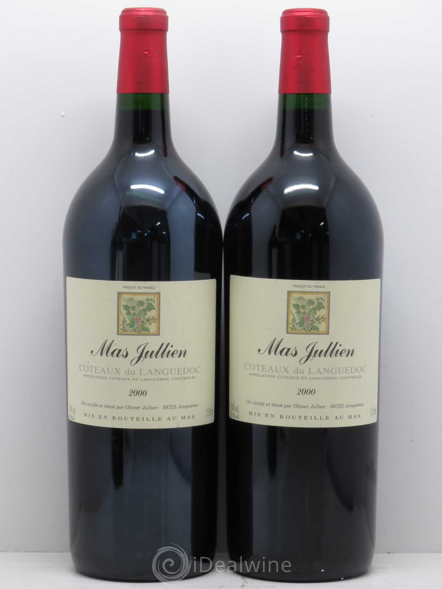 Terrasses du Larzac Mas Jullien Olivier Jullien 2000 - Lot de 2 magnums - 0