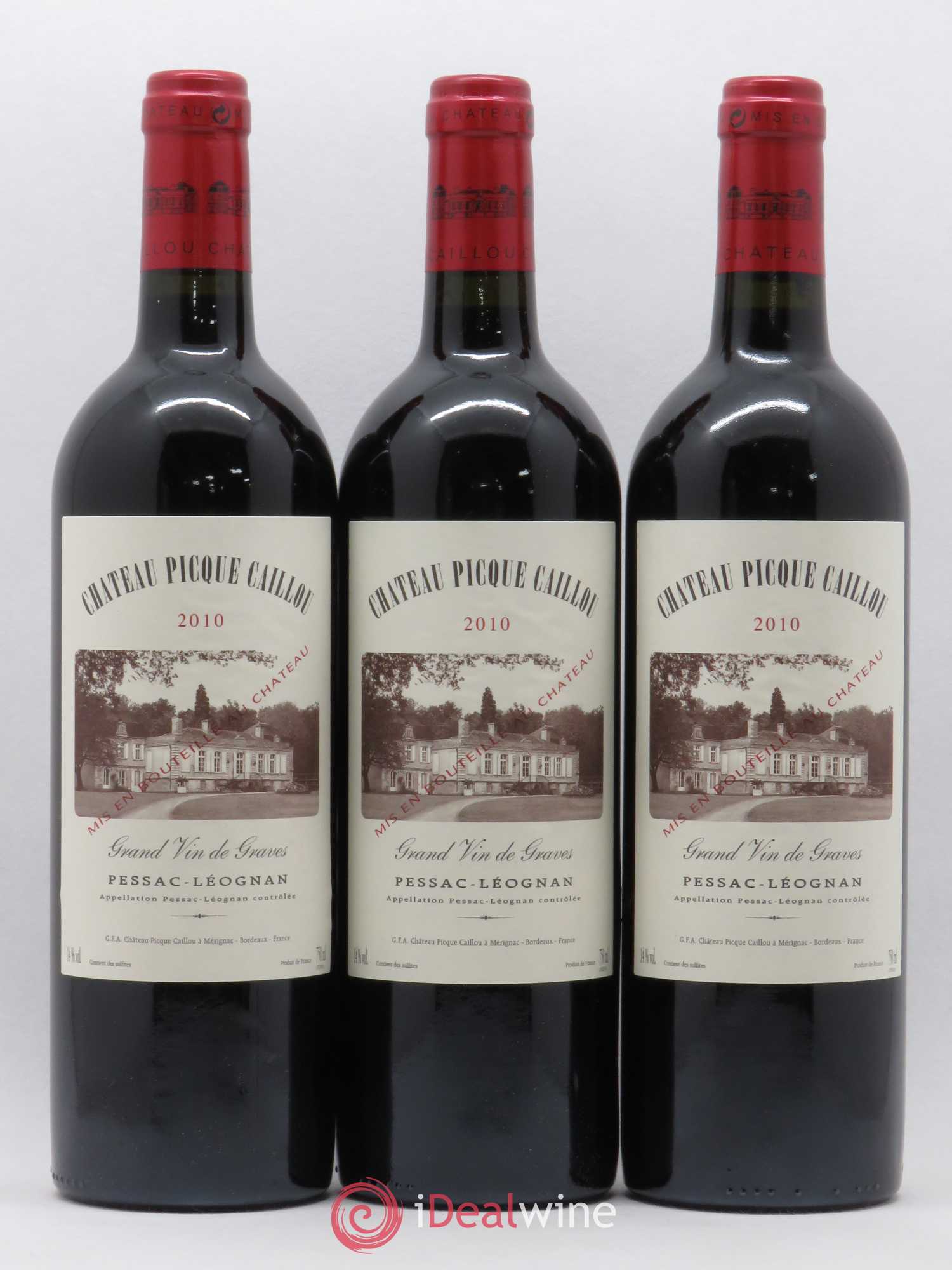 Château Picque Caillou 2010 - Lot de 12 bouteilles - 2