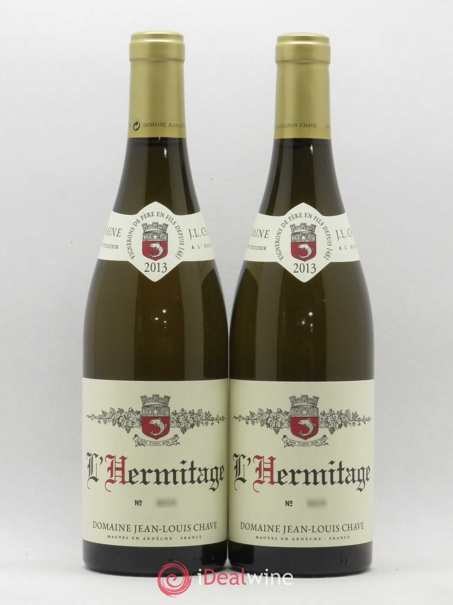 Hermitage Jean-Louis Chave 2013 - Lot de 2 bouteilles - 0