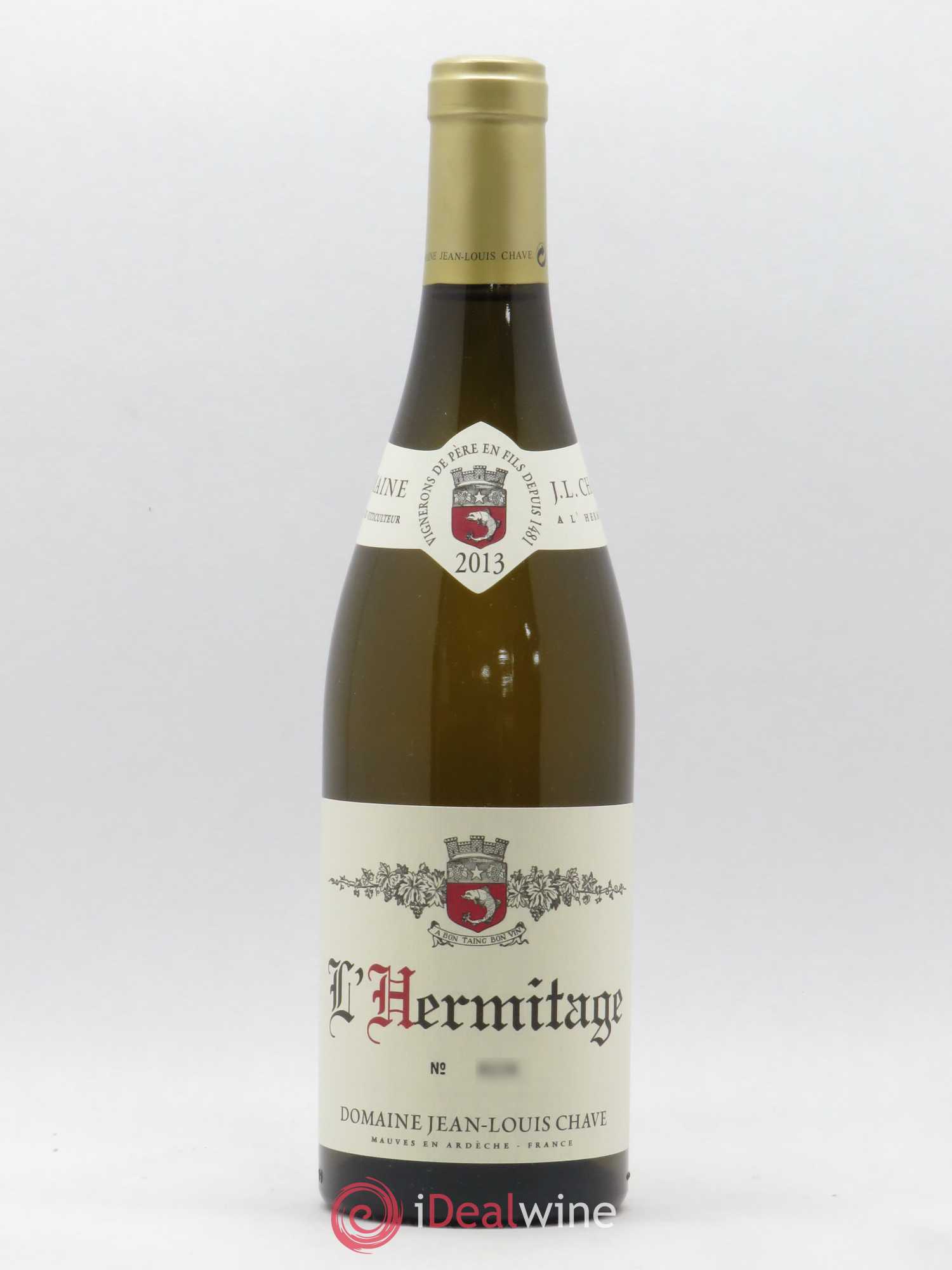 Hermitage Jean-Louis Chave 2013 - Lot de 1 bouteille - 0