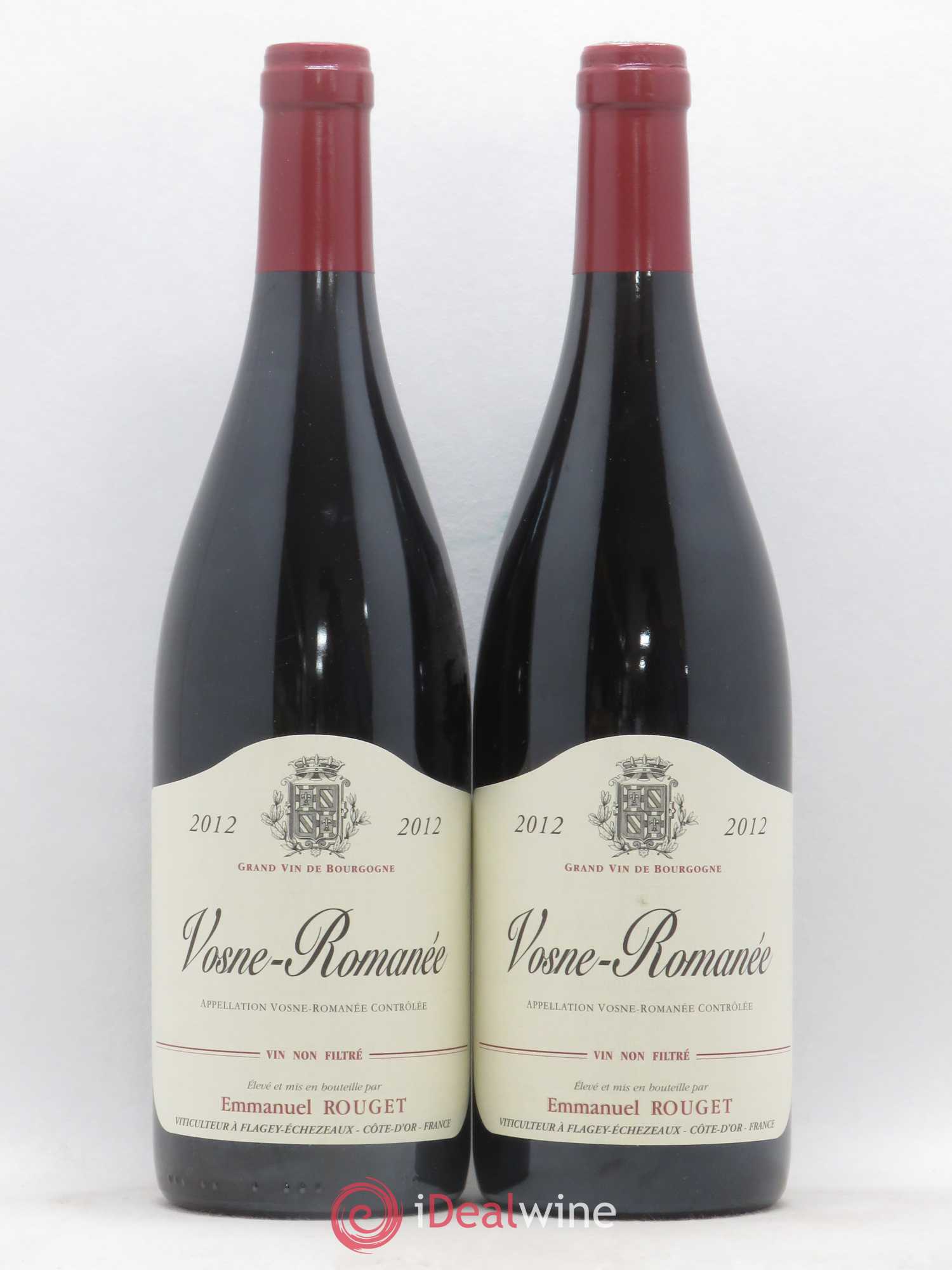Vosne-Romanée Emmanuel Rouget 2012 - Lot de 2 bouteilles - 0