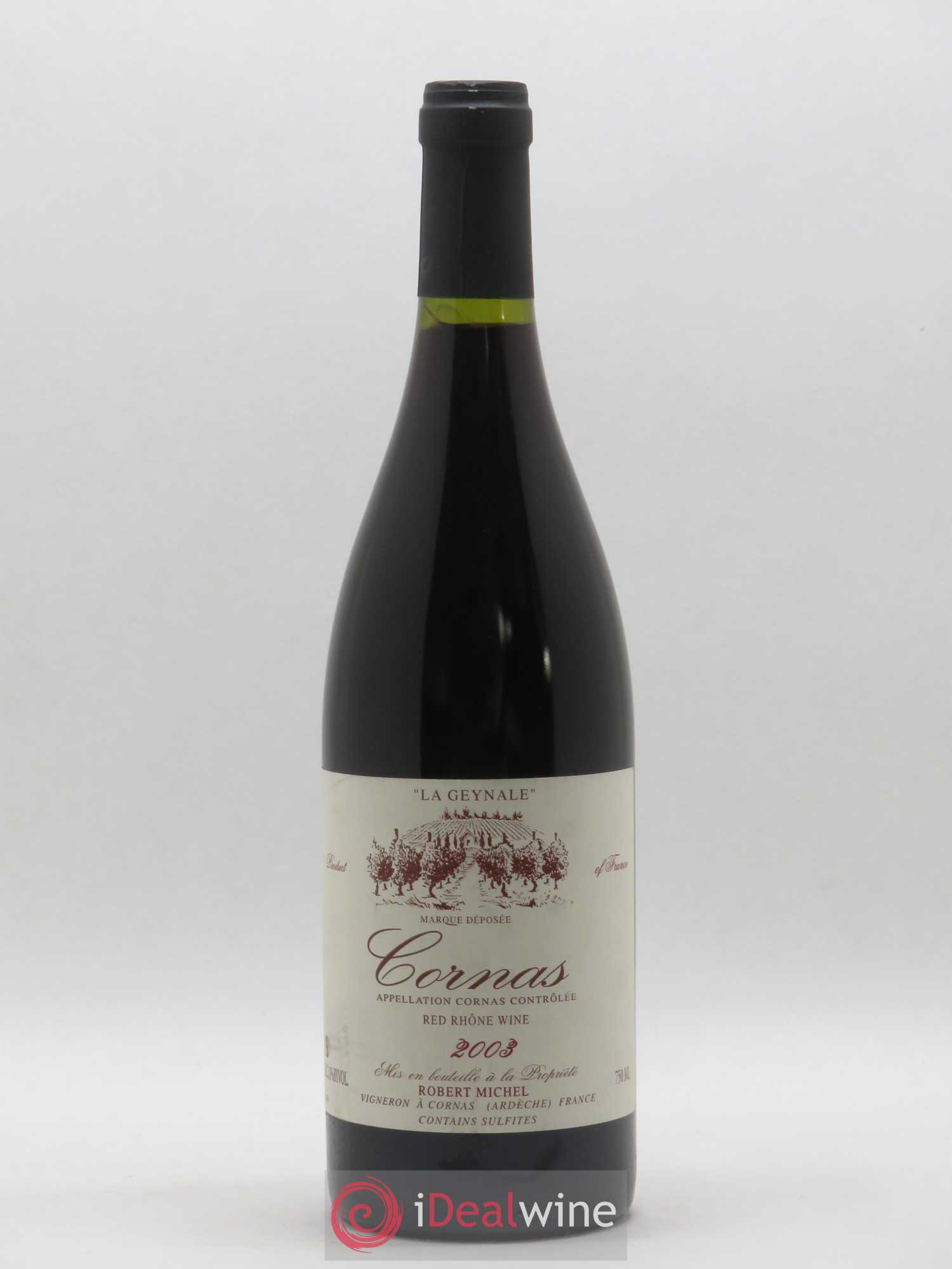 Cornas La Geynale Robert Michel 2003 - Lot de 1 bouteille - 0