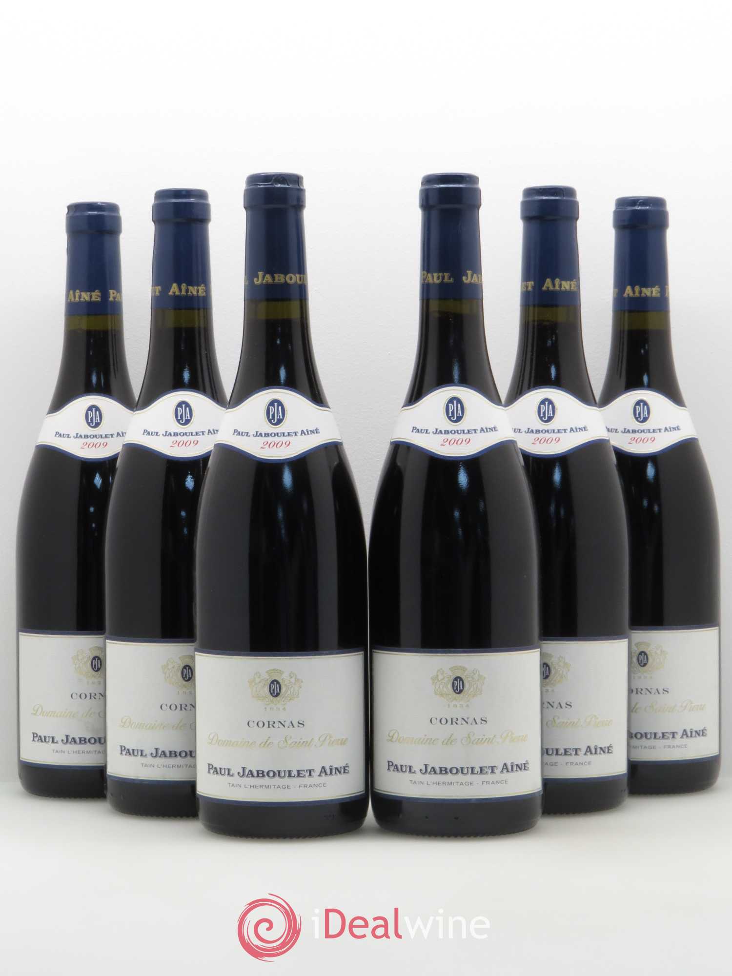 Cornas Domaine de Saint-Pierre Paul Jaboulet Ainé 2009 - Lot de 6 bouteilles - 0