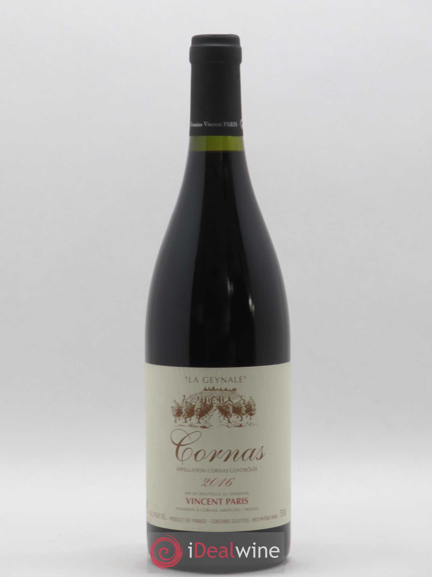 Cornas La Geynale Vincent Paris 2016 - Lot de 1 bouteille - 0
