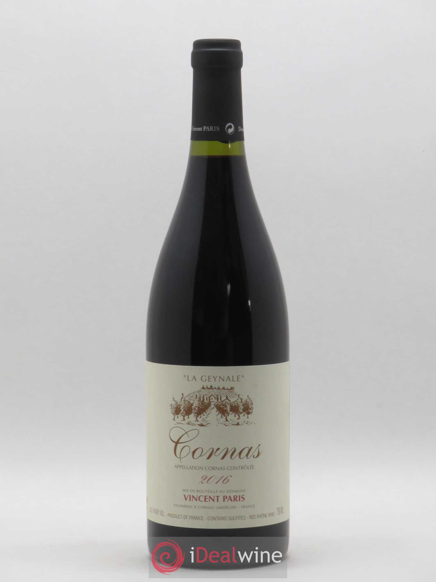 Cornas La Geynale Vincent Paris 2016 - Lot de 1 bouteille - 0