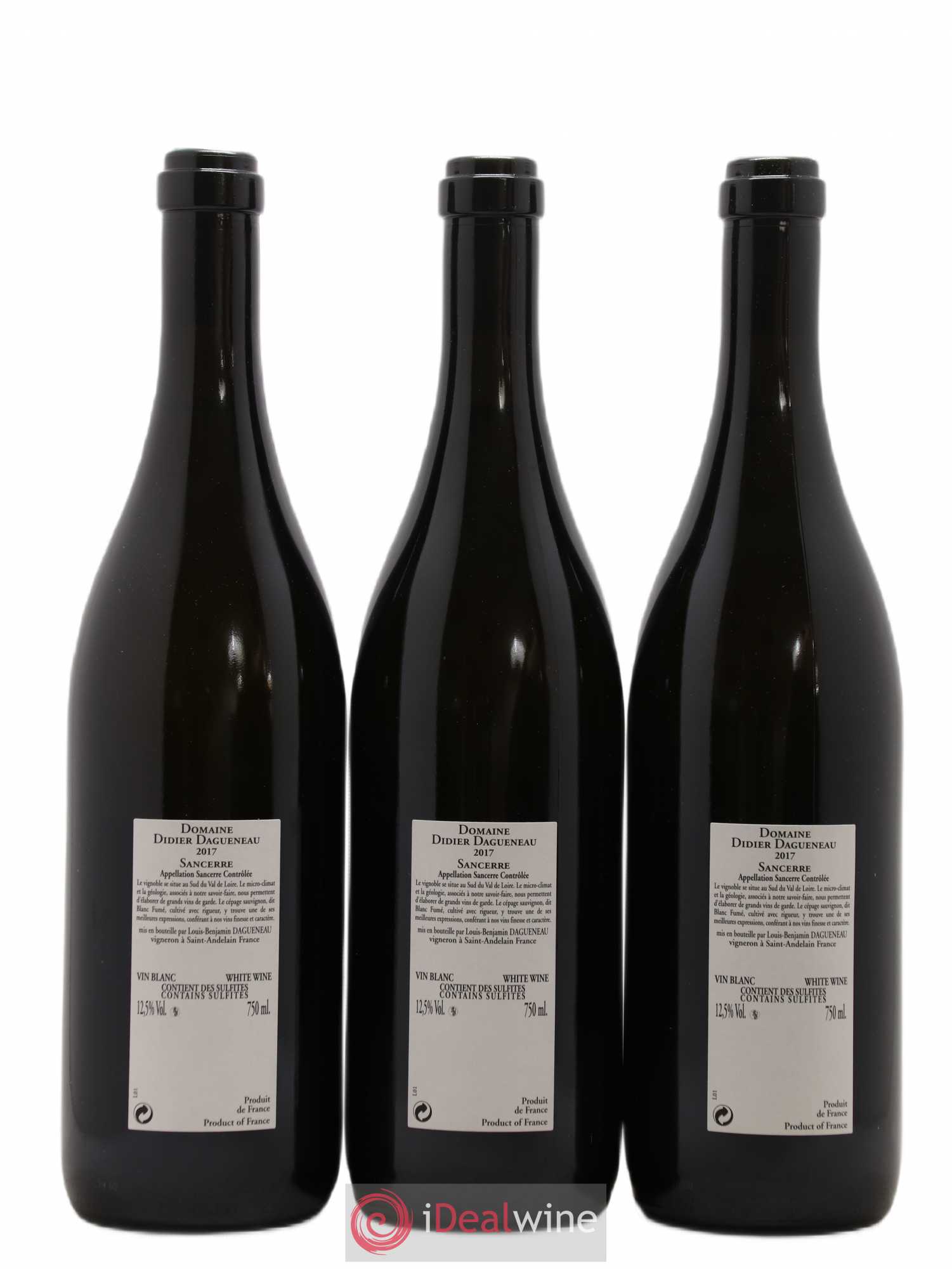 Sancerre En Chailloux Domaine Dagueneau 2017 - Posten von 3 Flaschen - 1