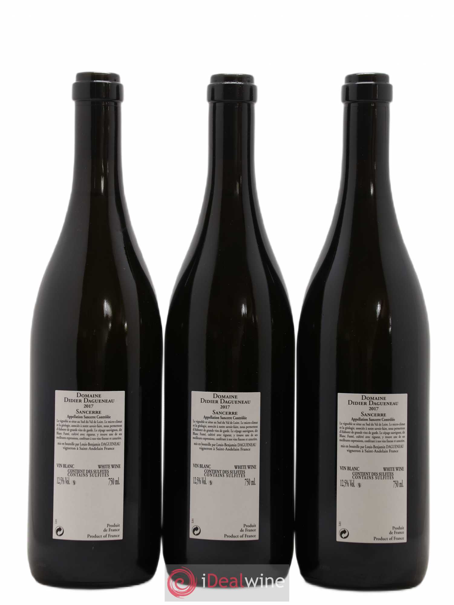 Sancerre En Chailloux Domaine Dagueneau 2017 - Posten von 3 Flaschen - 1
